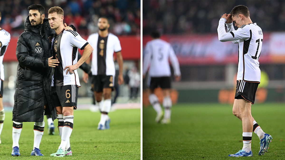 Die DFB-Elf war nach der Niederlage am Boden.