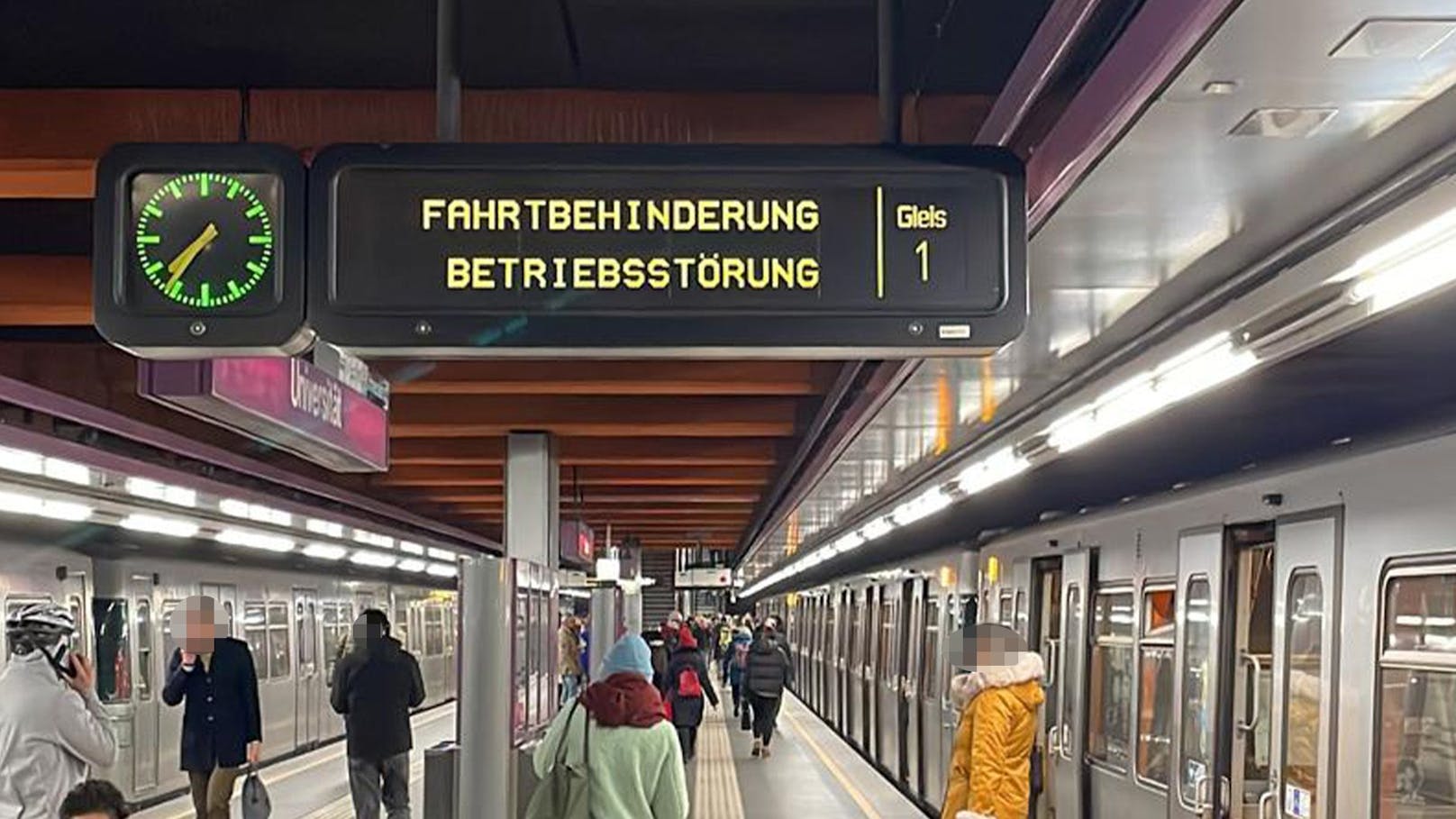 U-Bahn-Chaos in Wien – hier fährt Linie nicht