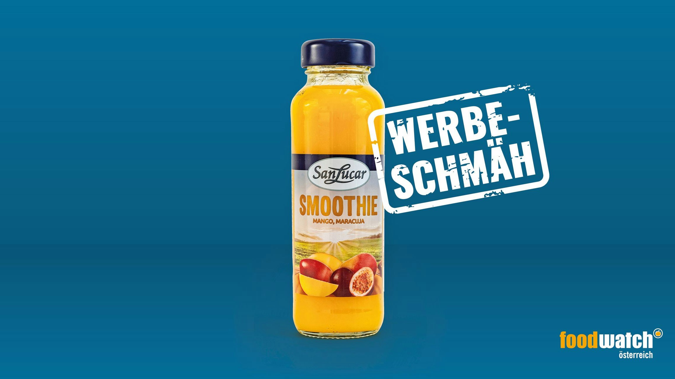Werbeschmäh – San Lucar Smoothie Mango Maracuja