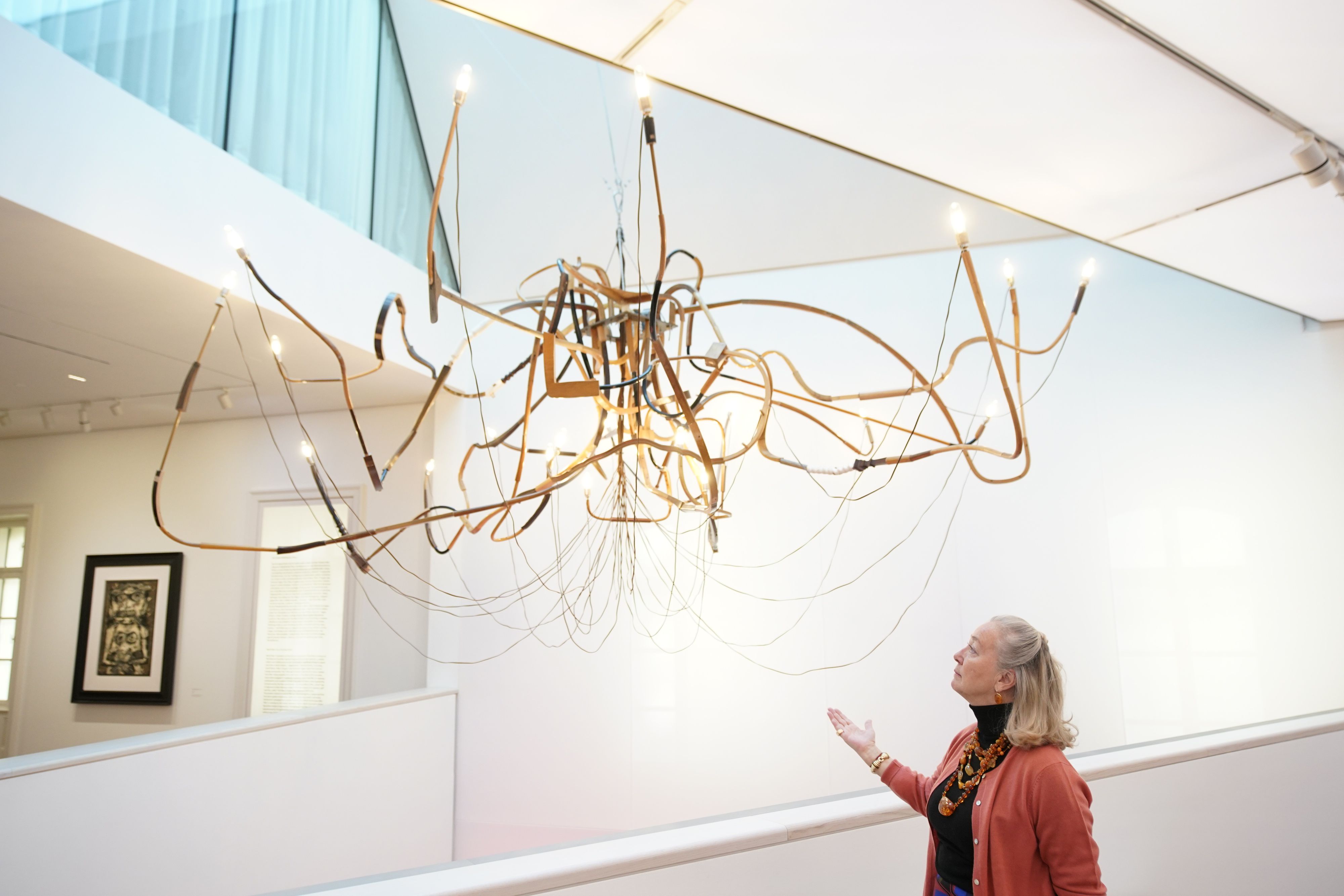 Agnes Husslein präsentiert die neue Ausstellung in der Heidi Horten Collection.