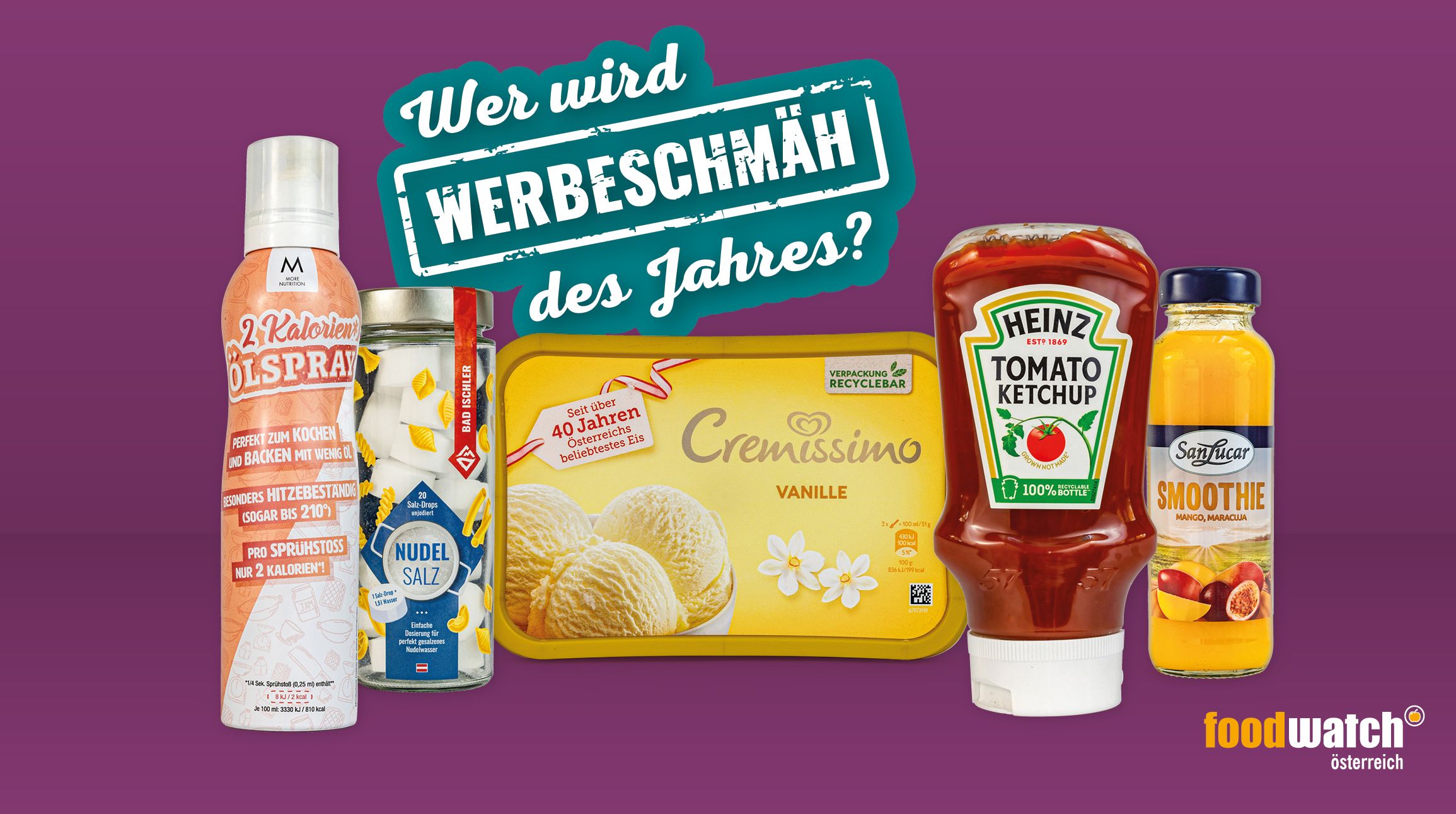 Werbeschmähs des Jahres – die Kandidaten