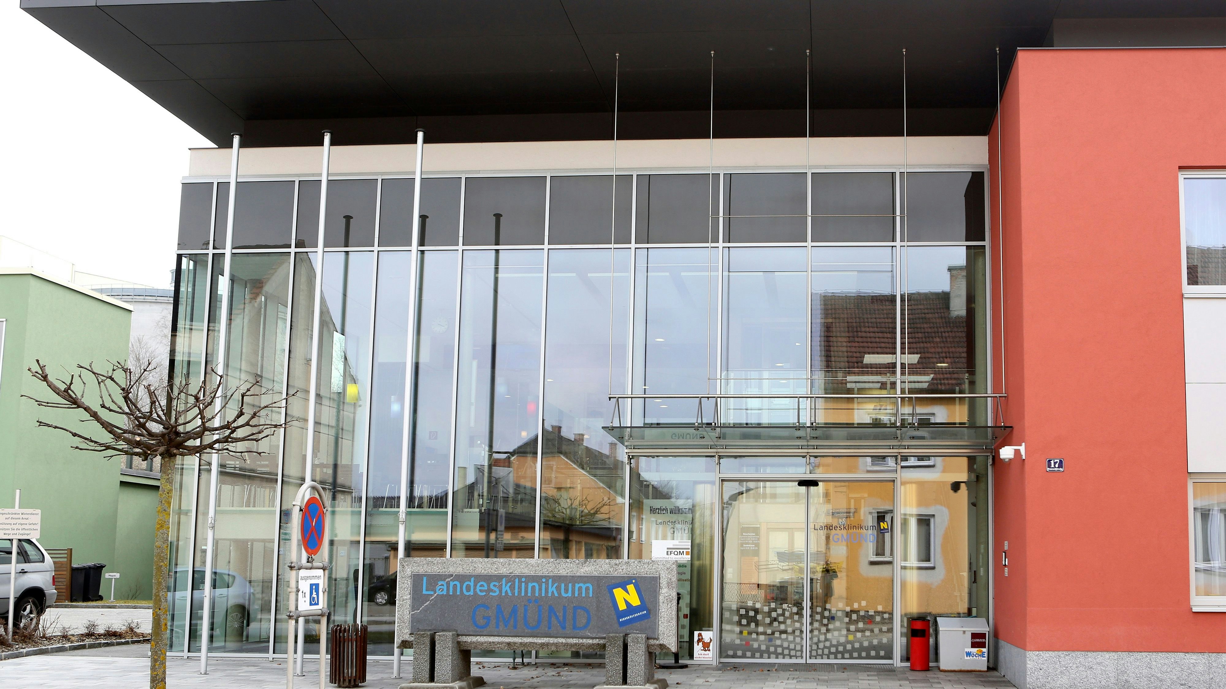 In diesem Landesklinikum in Gmünd wurde die Zweifachmutter 2023 operiert.