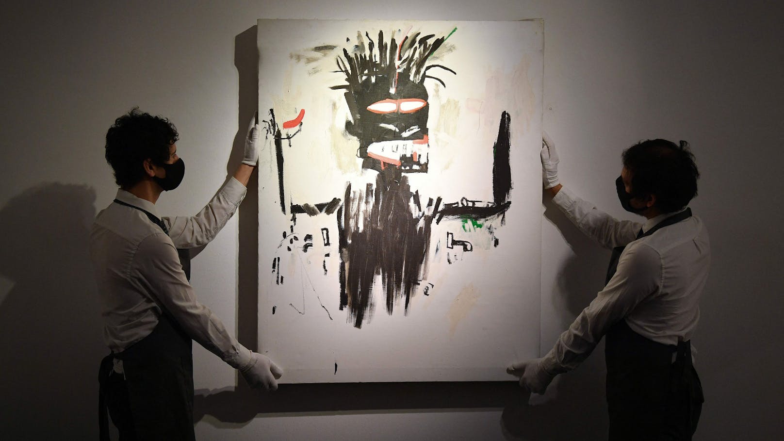 Das Selbstporträt des Künstlers Jean-Michel Basquiat hatte René Benko im Jahr 2021 für rund 10 Millionen Euro erworben.