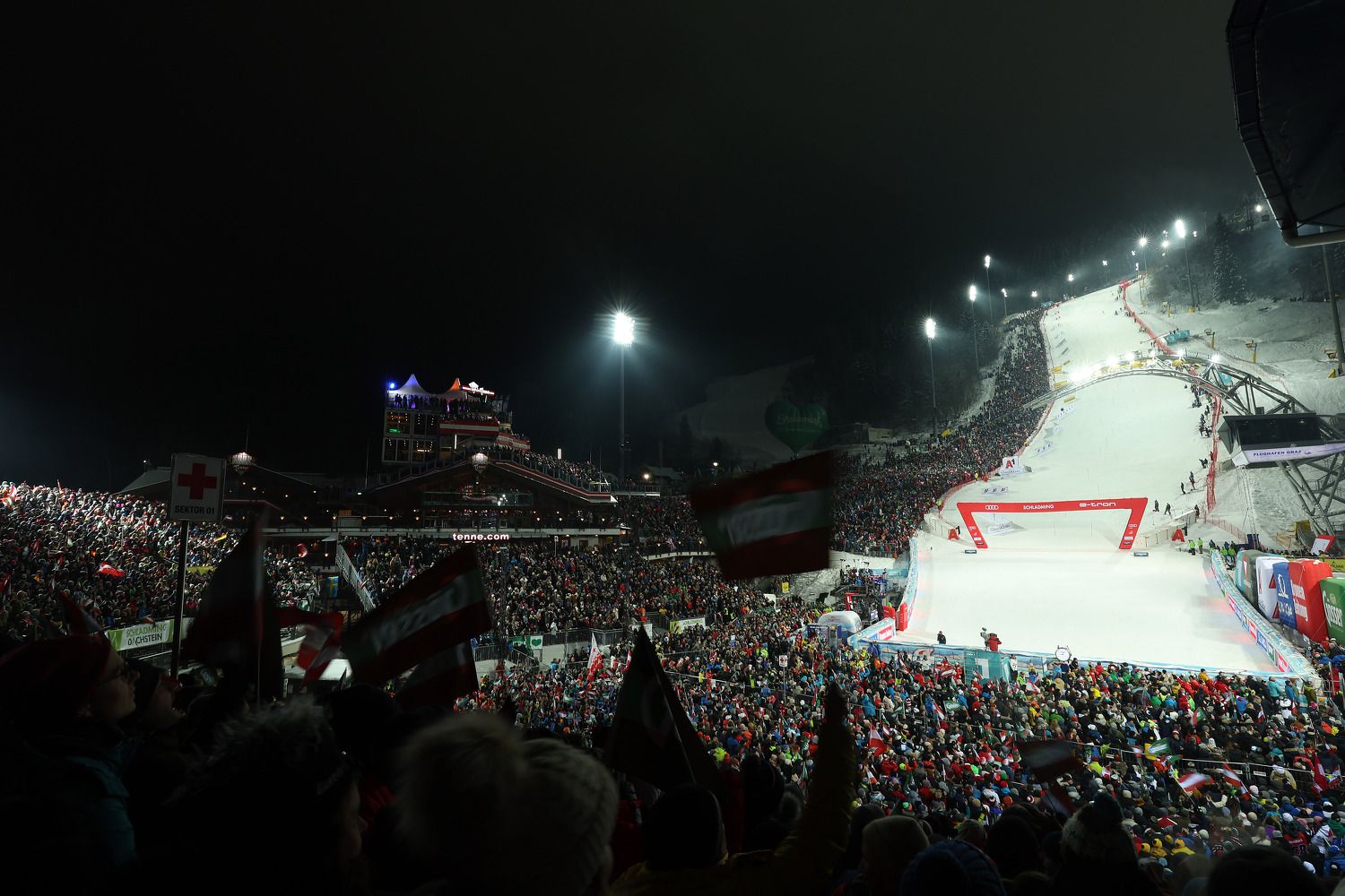 In Schladming dürfen nur mehr 22.000 Fans zum Rennen