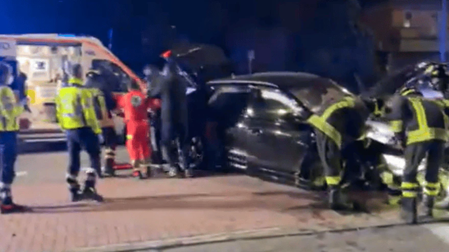 Balotelli und sein geschrotteter Audi