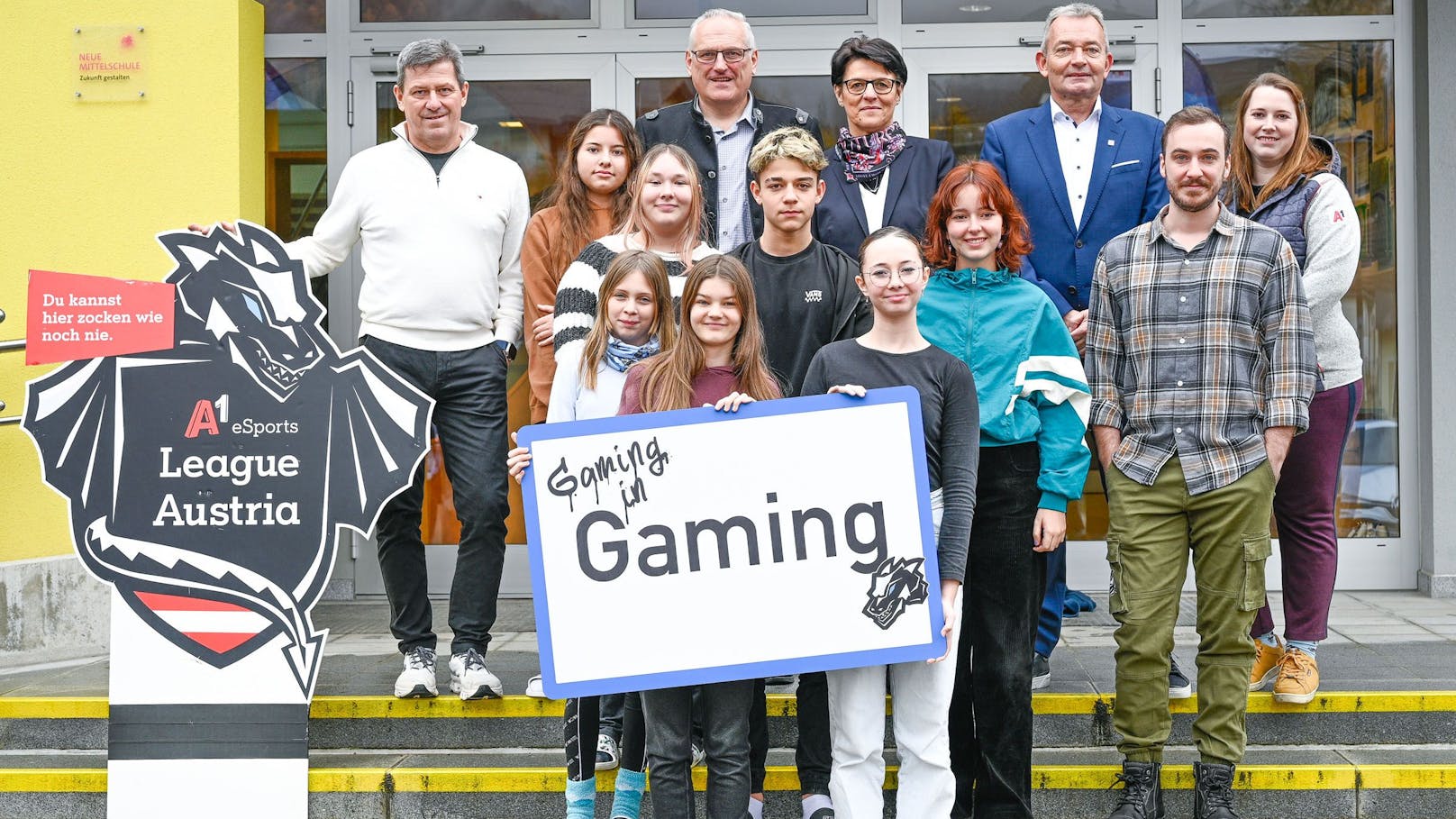 A1 bringt "Gaming nach Gaming": Schüler:innen entdecken die Welt des E-Sports.