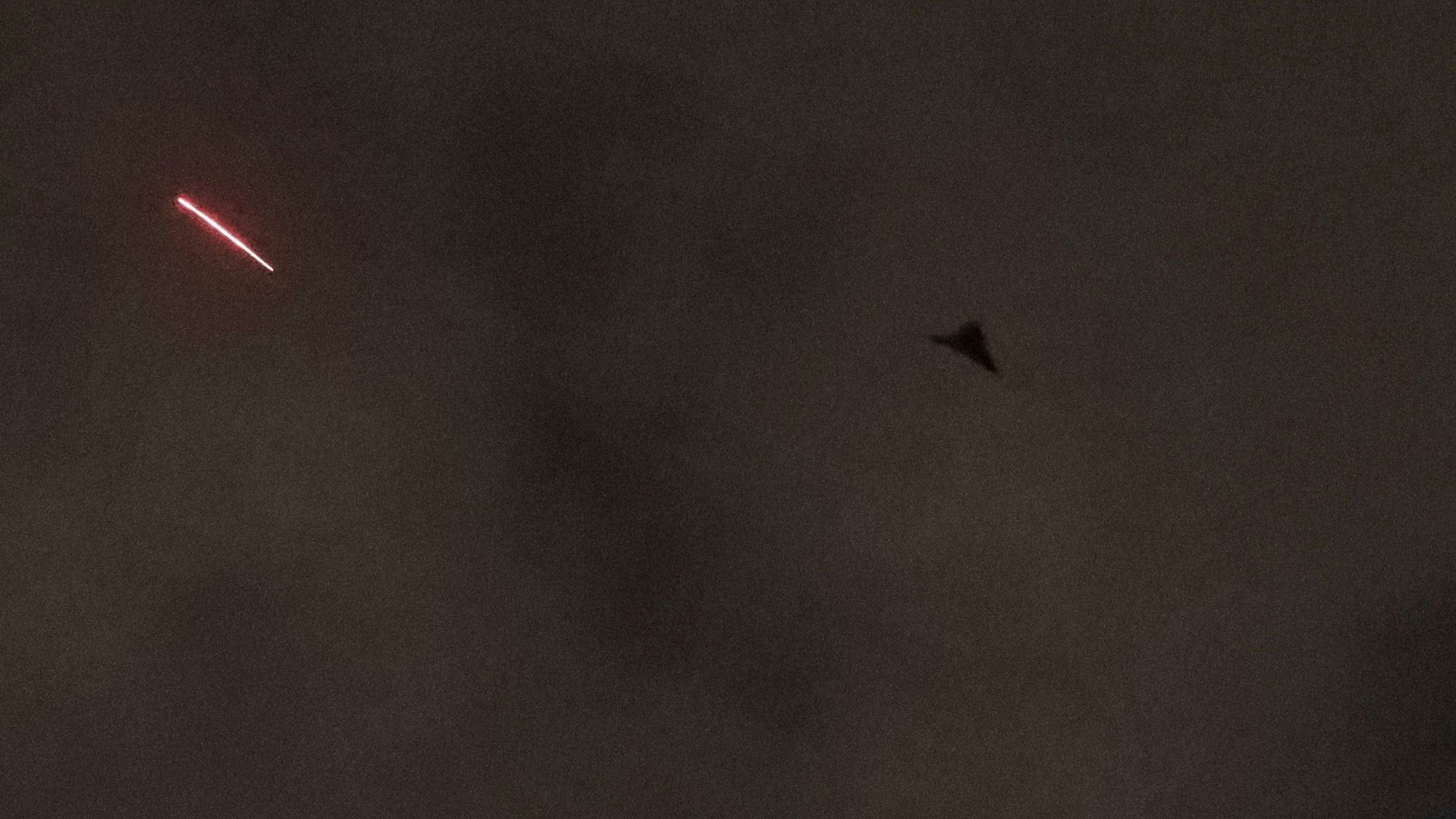 Eine russische Drohne über Kiew am 25. November.