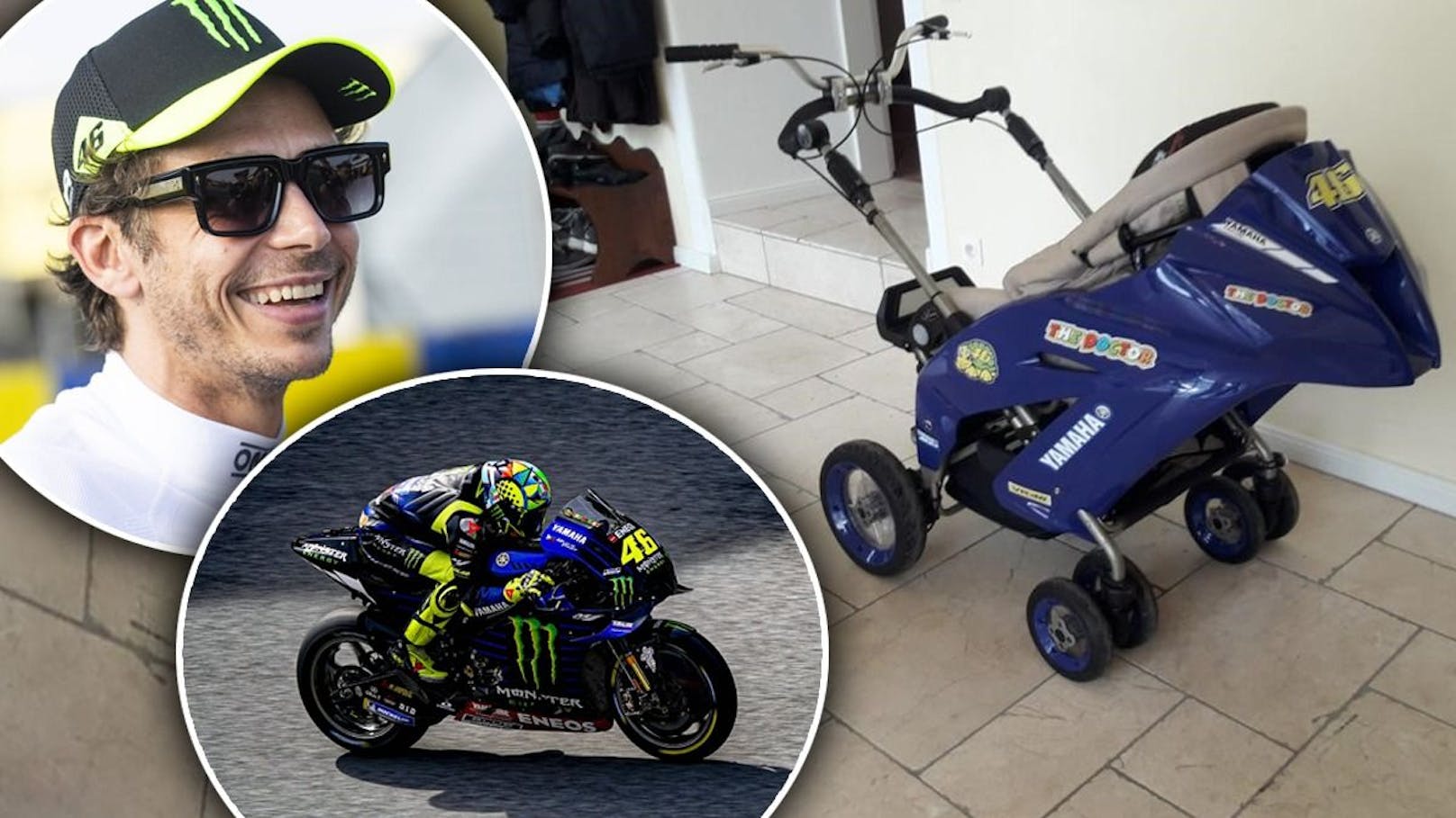 Rossi wäre stolz! Vater verkauft Yamaha-Babymobil