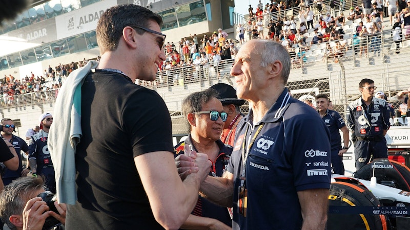 Mark Mateschitz mit Franz Tost.