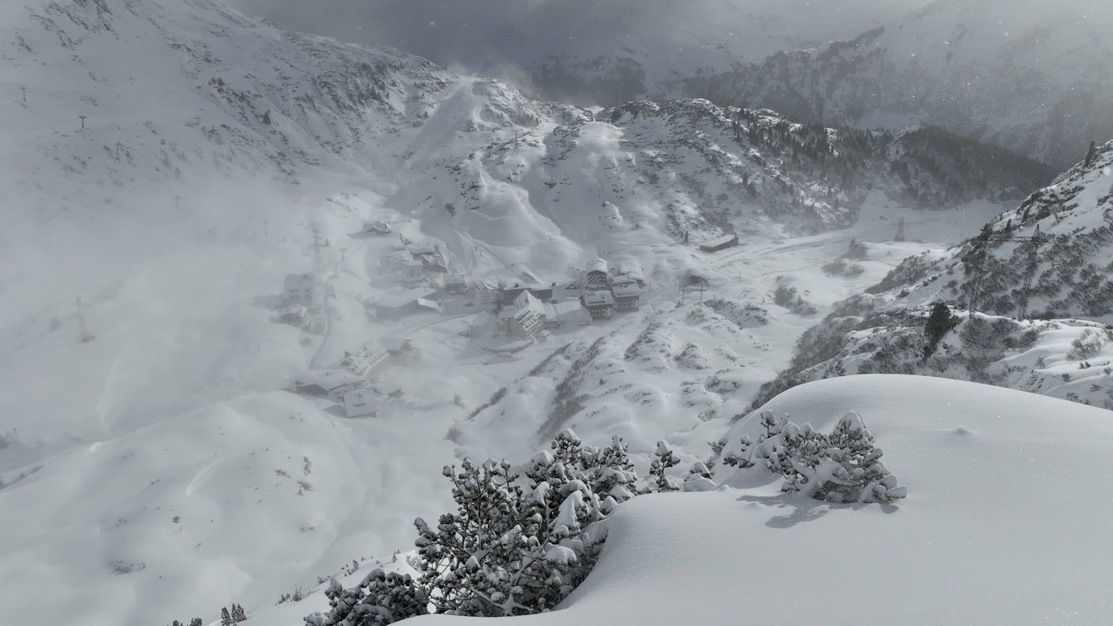 Der erste richtig heftige Wintereinbruch der Saison hat am 26. November die Ortschaften rund um den Arlberg regelrecht in Schneemassen versinken lassen.