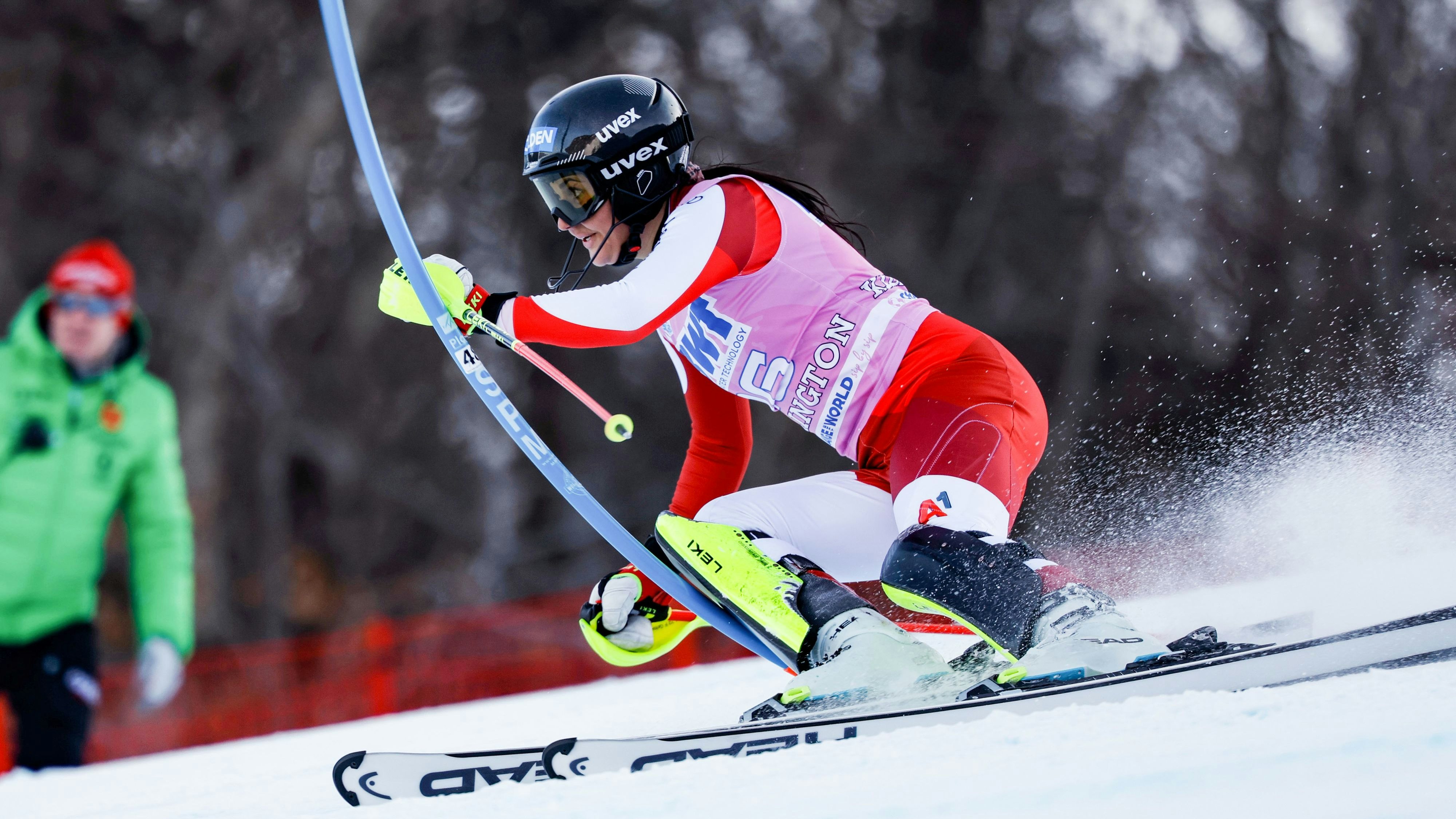 Franziska Gritsch ist die beste ÖSV-Dame nach dem ersten Durchgang.