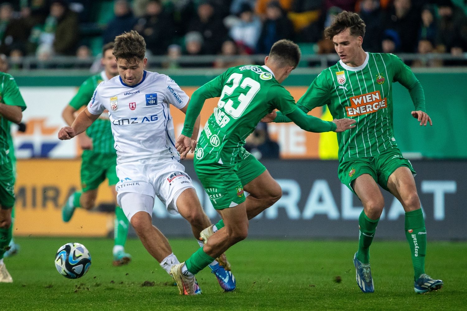 Rapid gegen Blau-Weiß Linz