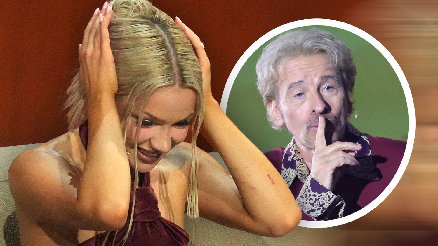 Shirin David und Thomas Gottschalk sind wohl in vielen Dingen nicht einer Meinung.