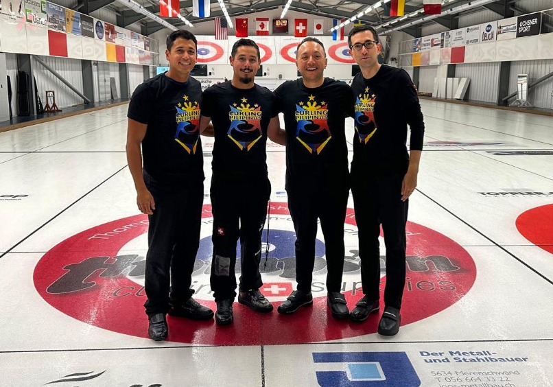 Alan Frei und sein Curling-Team