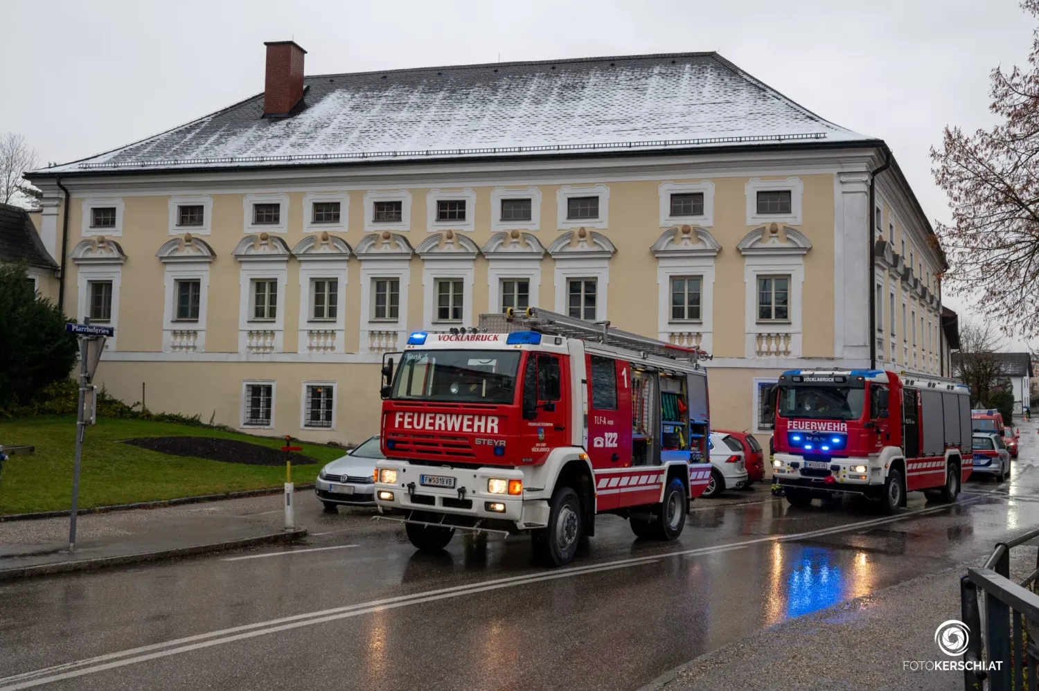 Der Brand in dem Kindergarten in Vöcklabruck war in einem E-Kasten ausgebrochen.