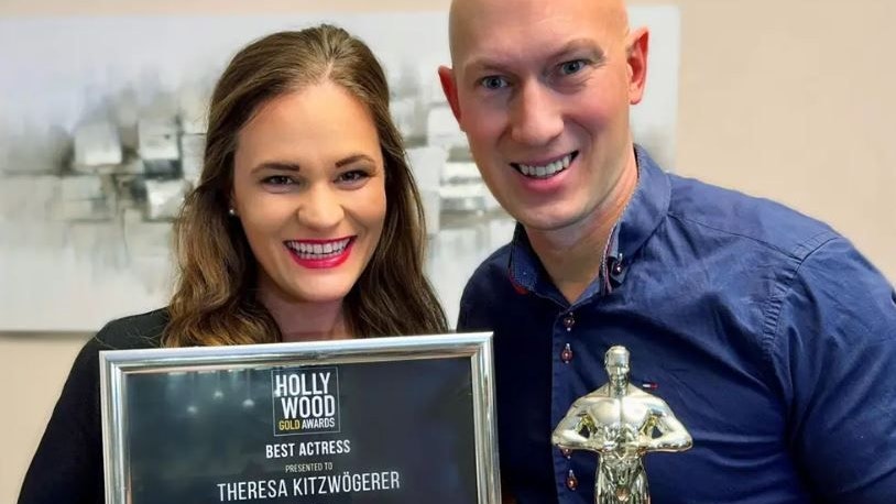 Theresa und Christian Kitzwögerer freuen sich über ihren Erfolg.