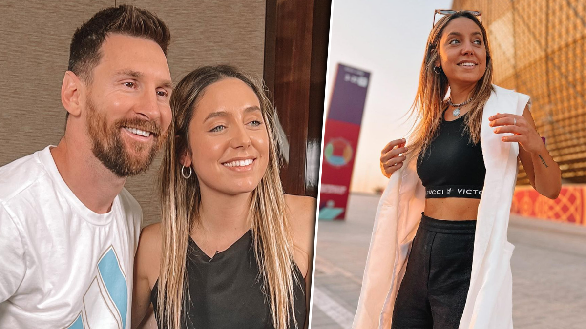 Lionel Messi und Sofia Martinez