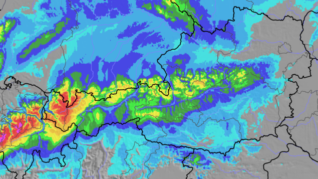 Neuschneeprognose für Dienstag.