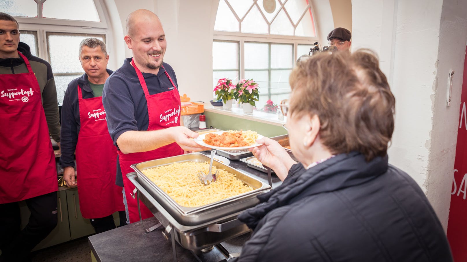 ...und vom Essen des Samariterbundes.