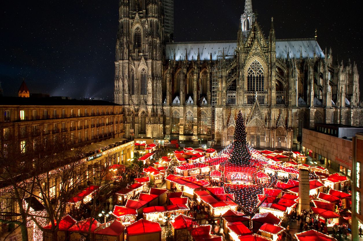 In der engeren Auswahl der Ziele war der Kölner Weihnachtsmarkt.