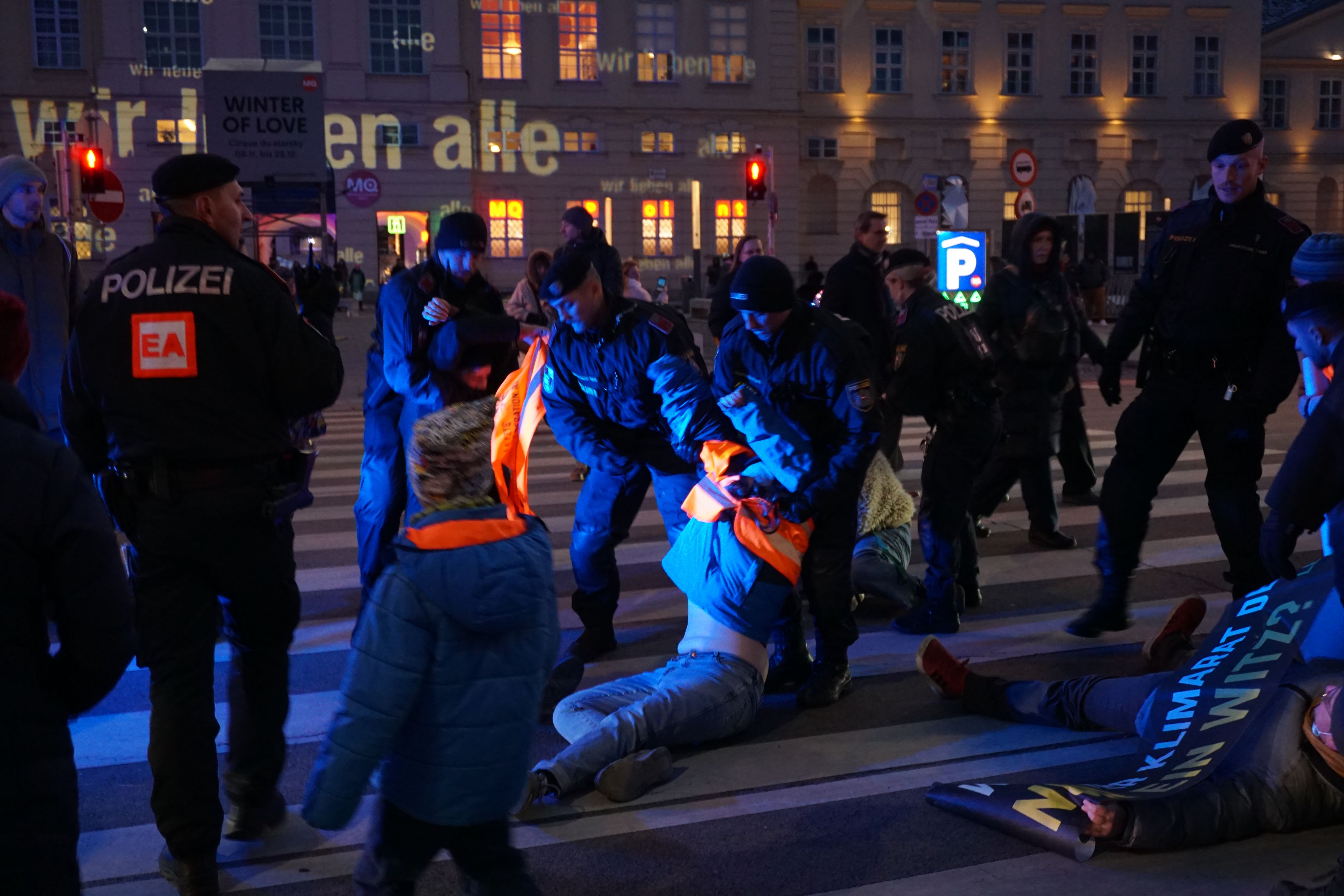 Am Mittwoch kam es wieder zu Protesten.