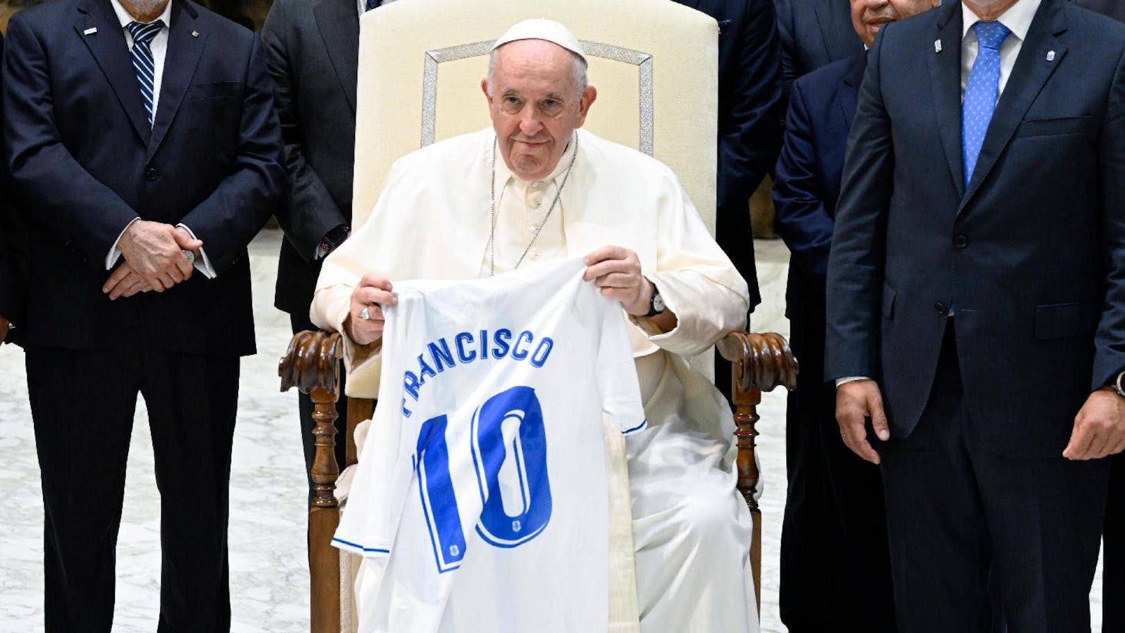 Papst Franziskus sorgt sich um die Zukunft des Fußballs
