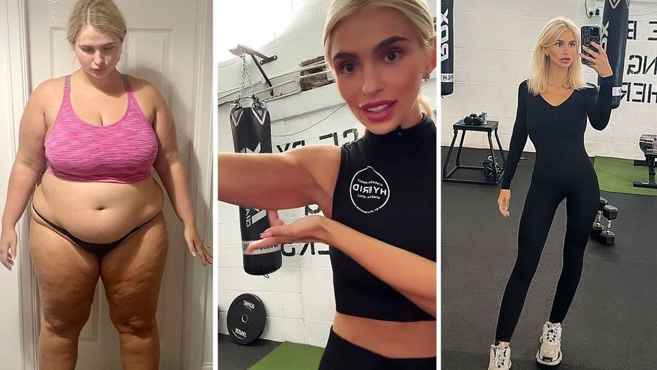 Hannah Tosi aus Merseyside in England hat ihr Gewicht halbiert.