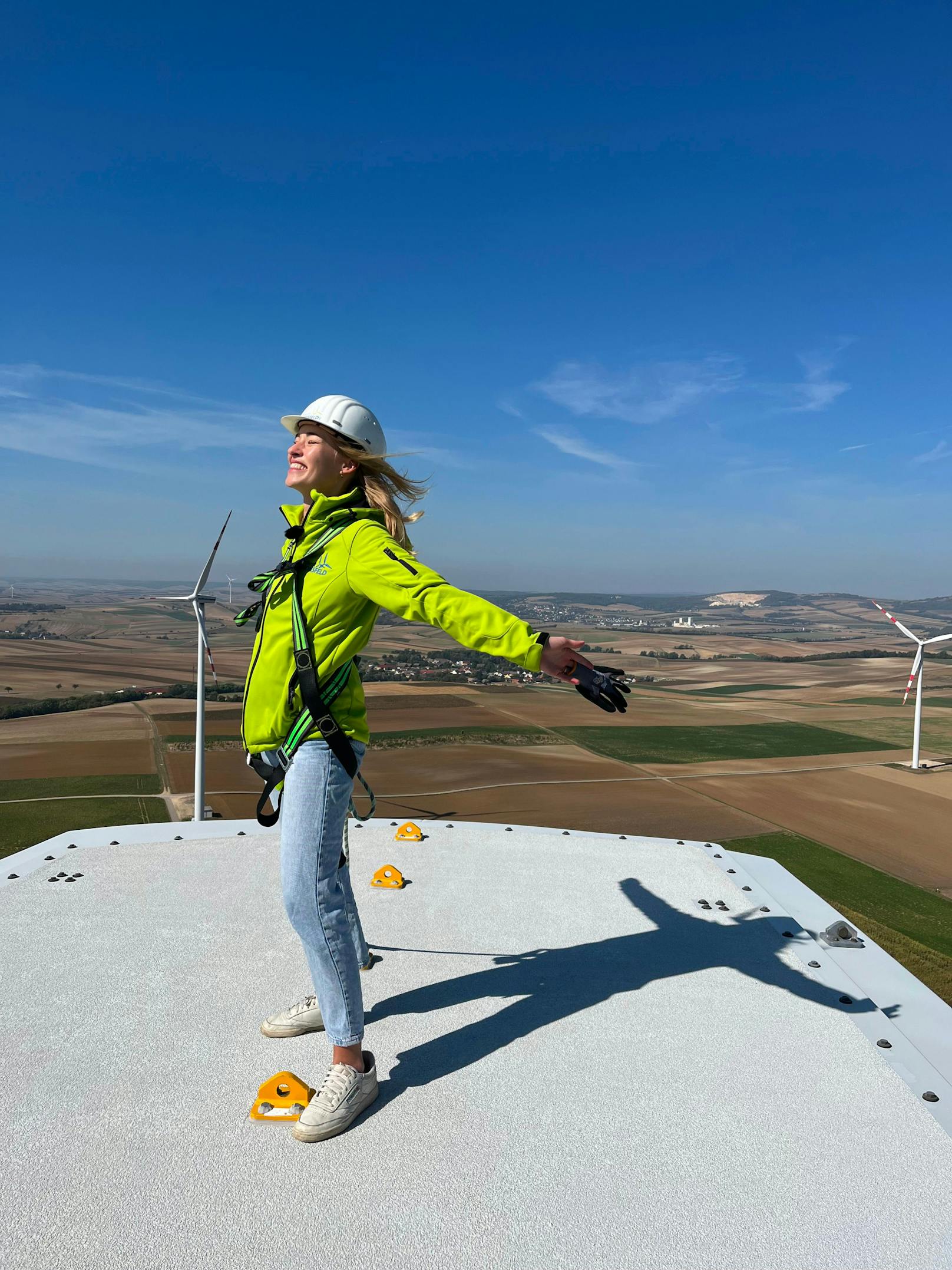 ... auf die Vorteile von Windkraft aufmerksam. 