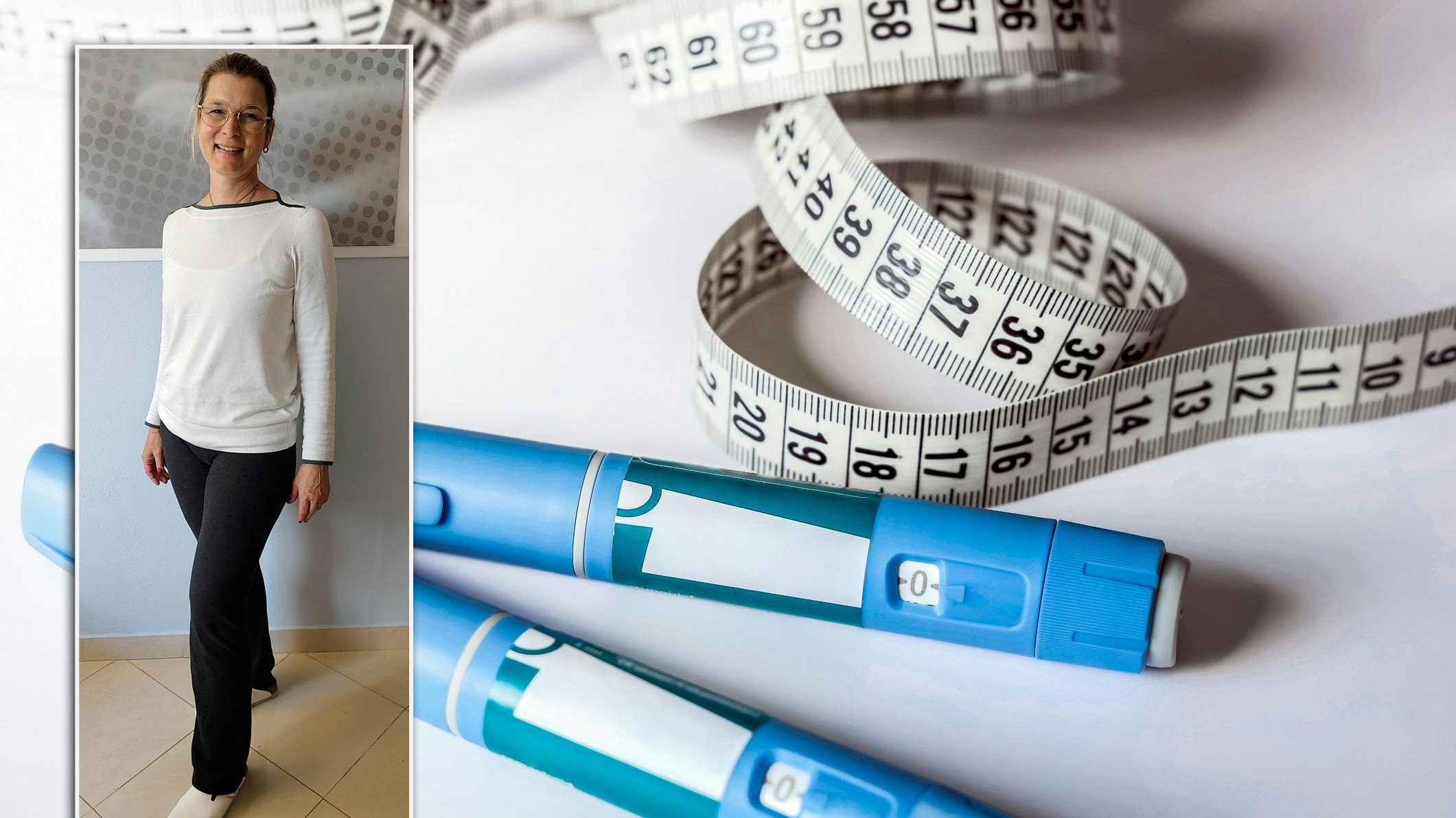 Cristina K. hat acht Kilo in vier Monaten mit der Ozempic-Spritze abgenommen.