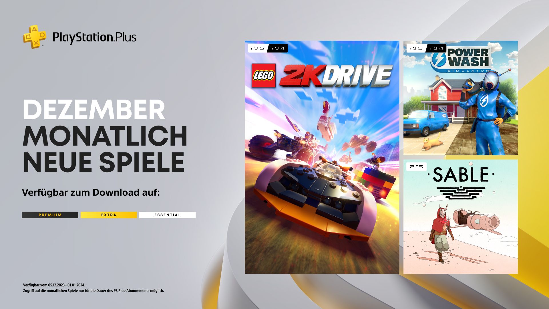 Die monatlichen PlayStation Plus-Titel im Dezember für PS4 und PS5.