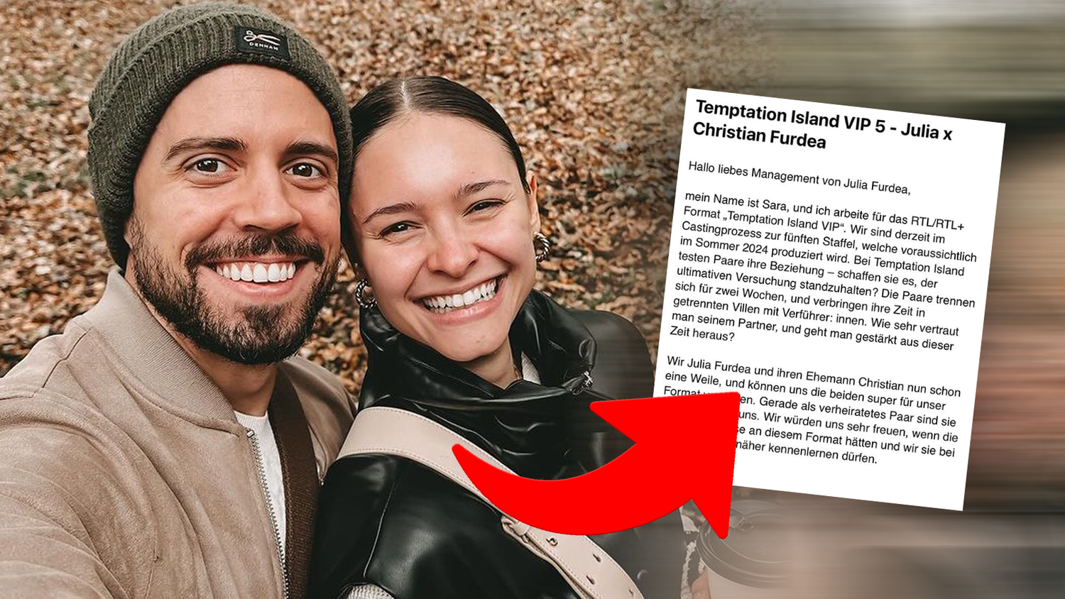 Werden Julia und Christian Furdea bald das neue Reality-Traumpaar?