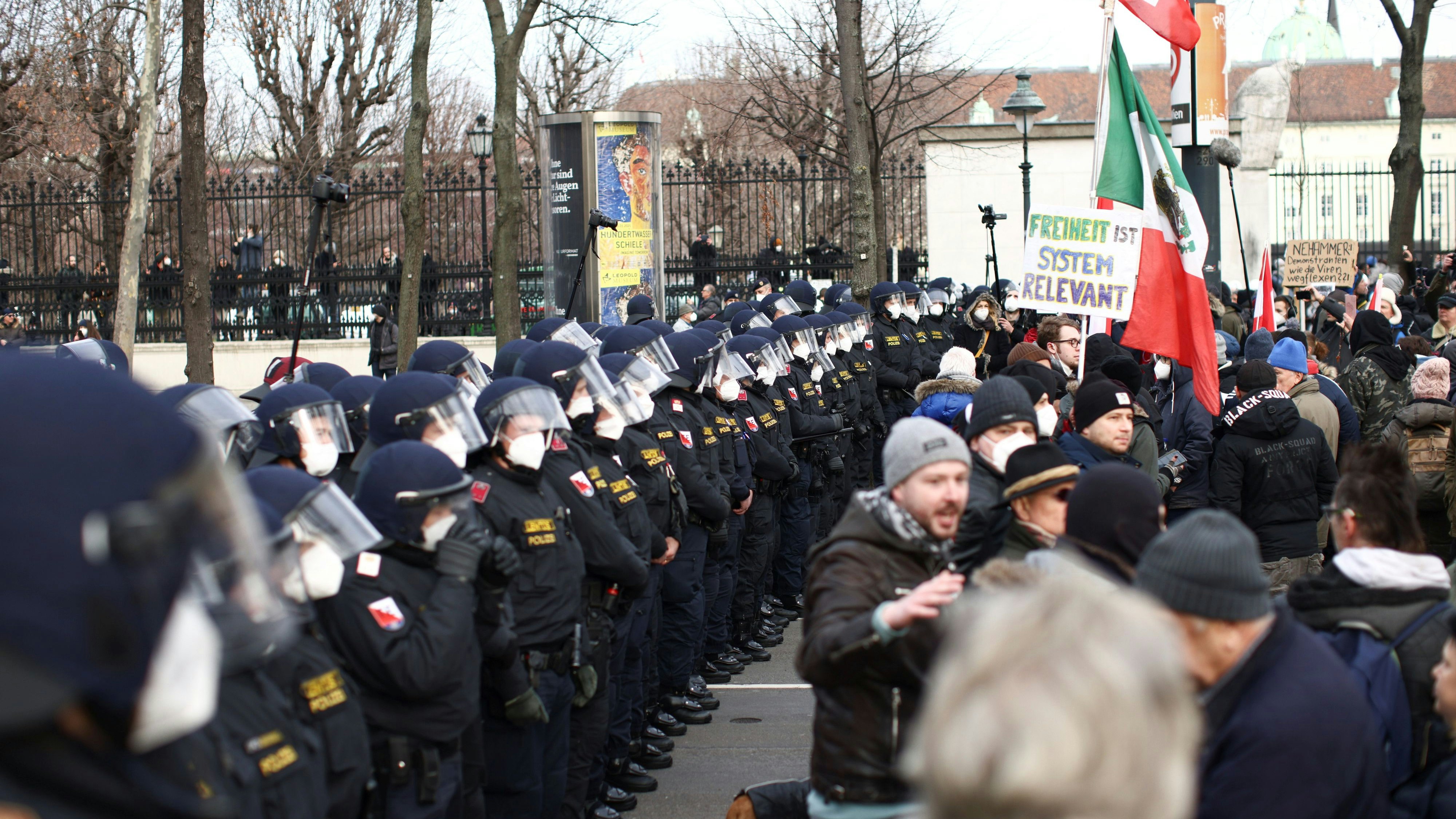 Wegen der Corona-Demos gab es in den letzten beiden Jahren einen eklatanten Anstieg der Fälle. (Archivbild)