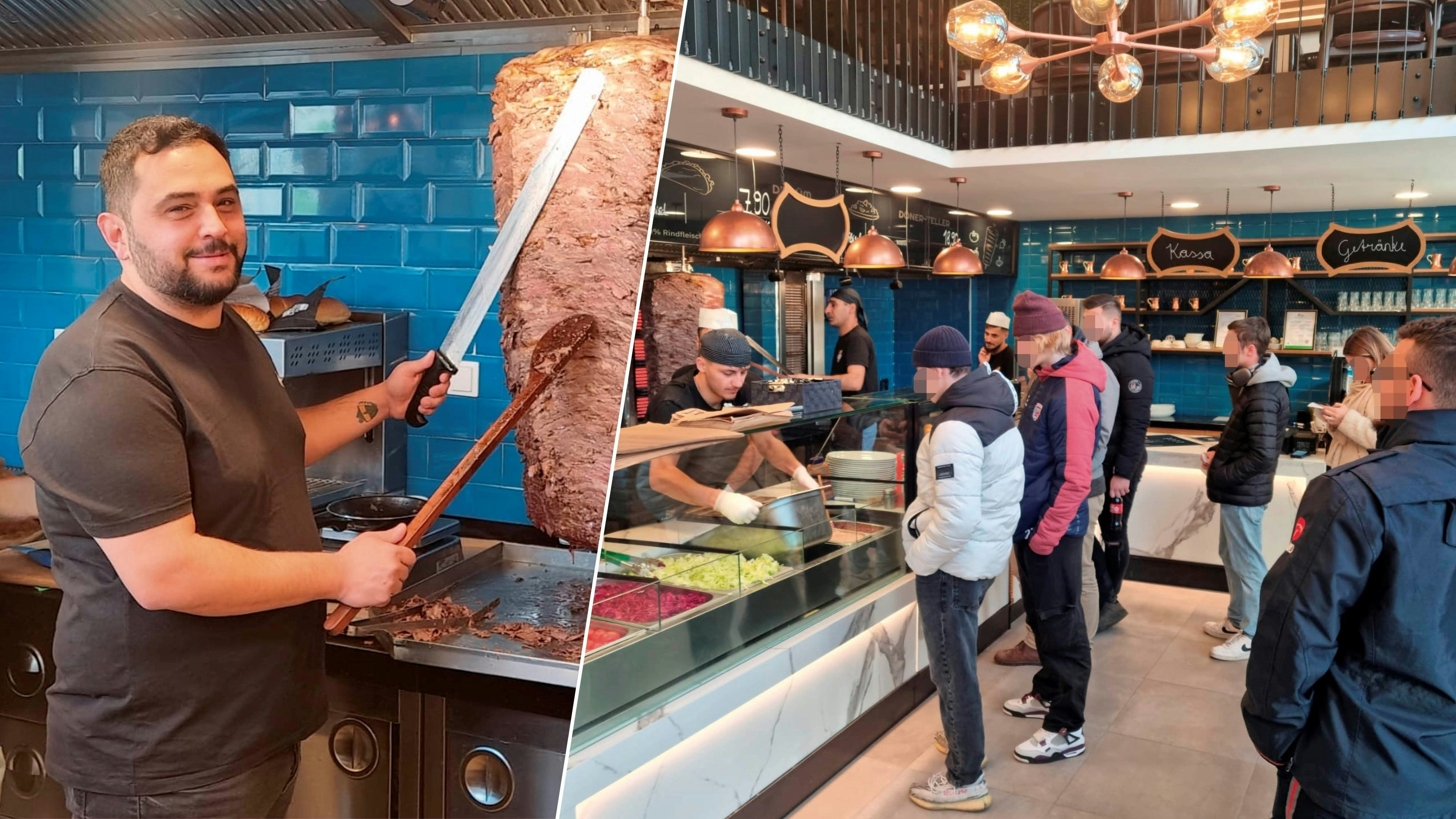 Hat seit knapp drei Wochen geöffnet und wird regelrecht gestürmt: Beyhan Ayaz vom "Linza Döner".