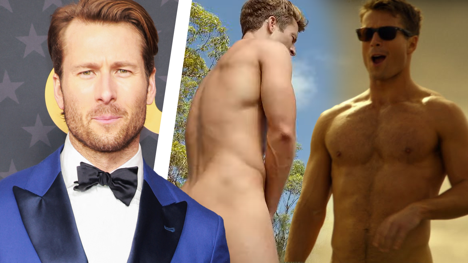 Glen Powells zeigt sich oft freizügig vor der Kamera.