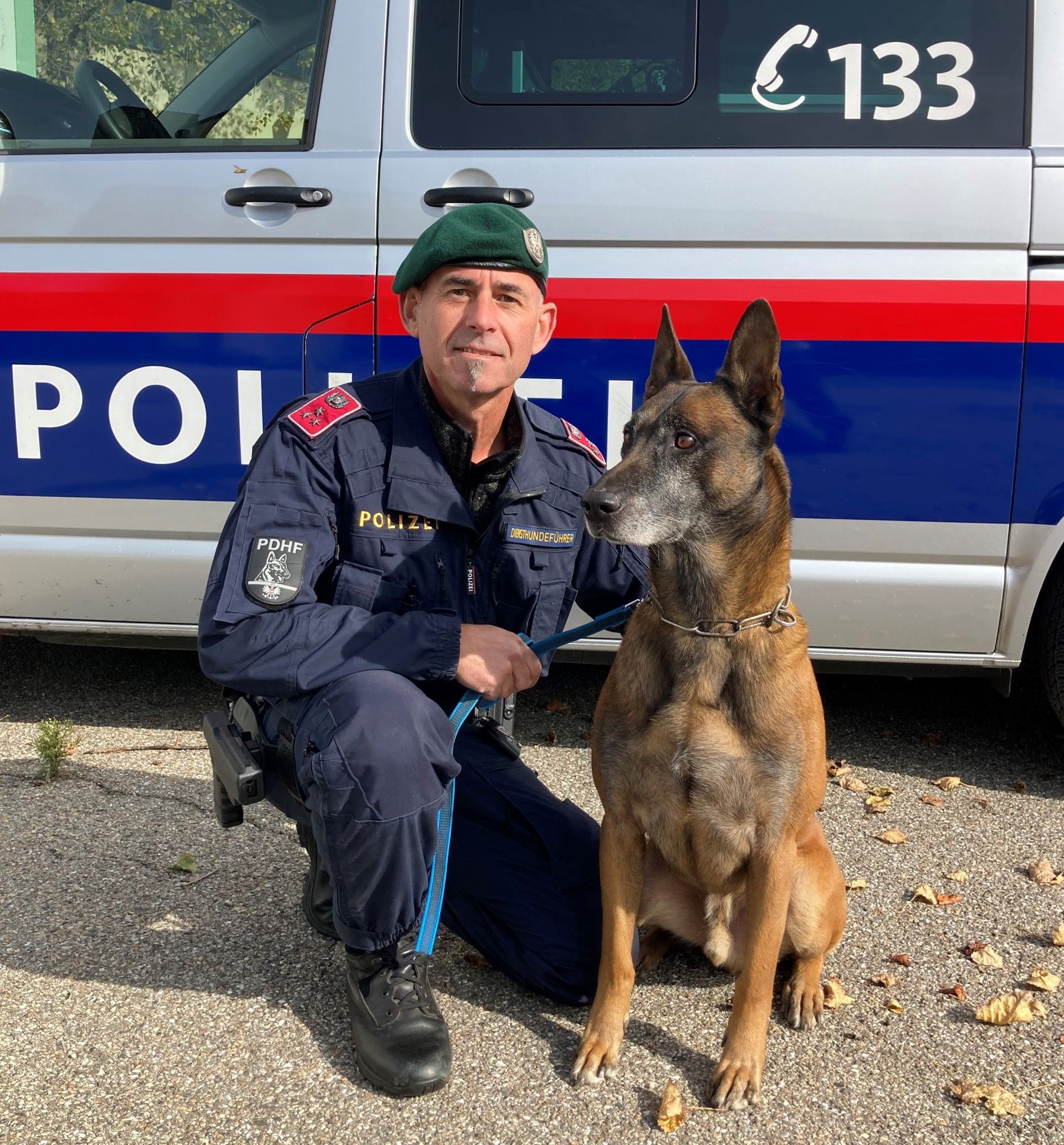 Am Einsatz waren auch Diensthund Thor sowie Gruppeninspektor Erwin P. involviert.
