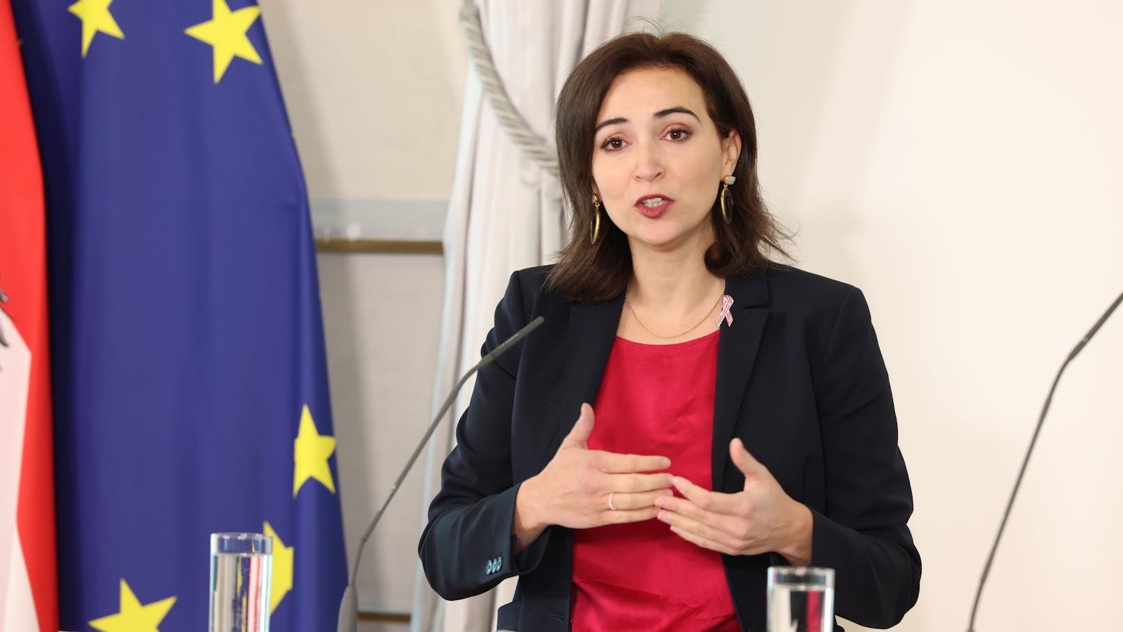 Justizministerin Alma Zadic will beim Spionagegesetz nachschärfen.