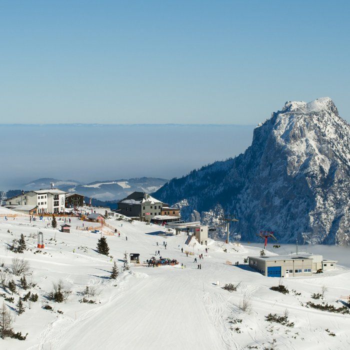 Am malerischen Feuerkogel in Ebensee liegt die Chrostophorushütte auf rund 1.600 Metern Seehöhe. 