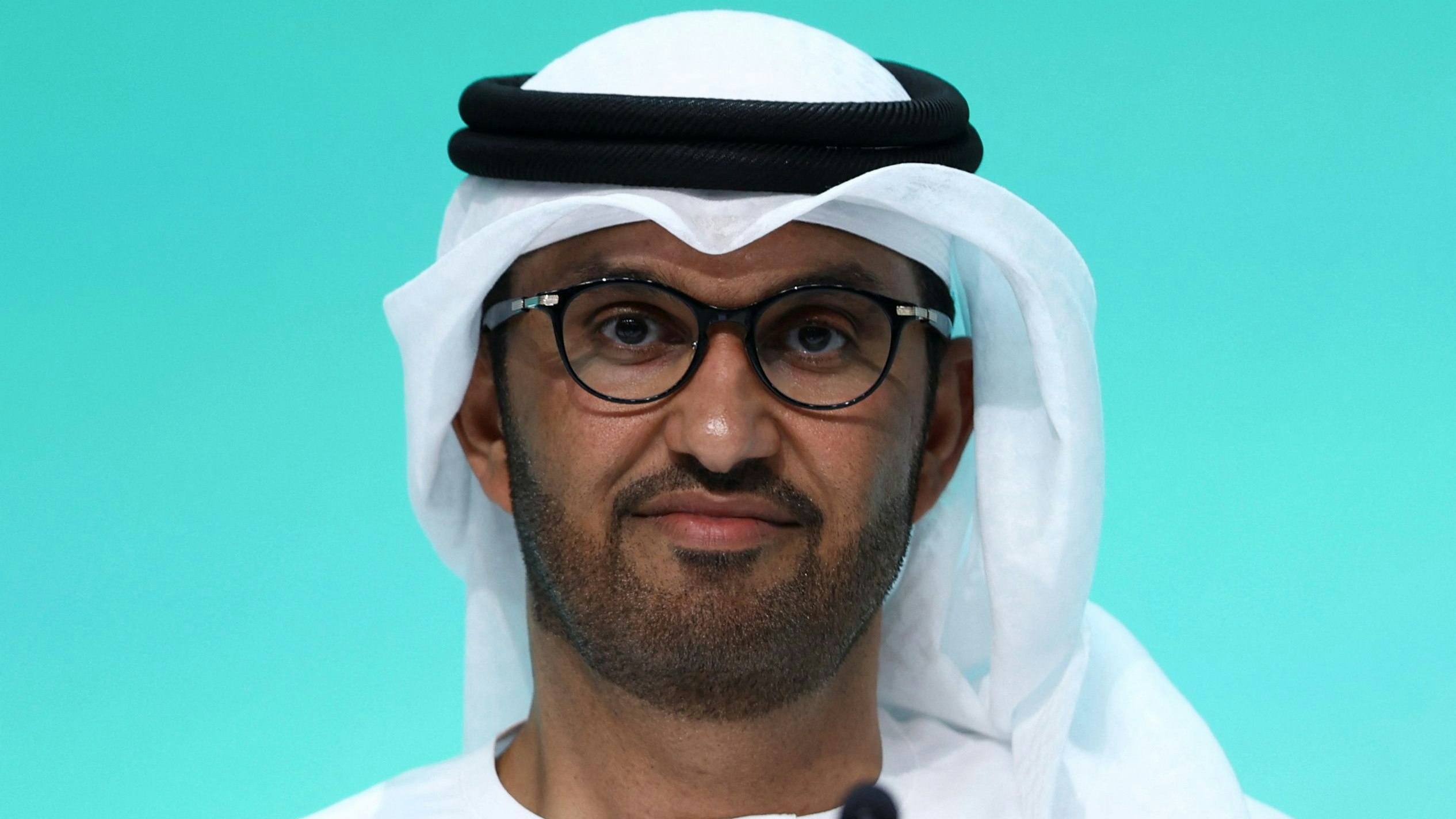 Der Emirati Sultan Ahmed al-Jaber fungiert als Konferenzpräsident der diesjährigen Klimakonferenz in Dubai. 