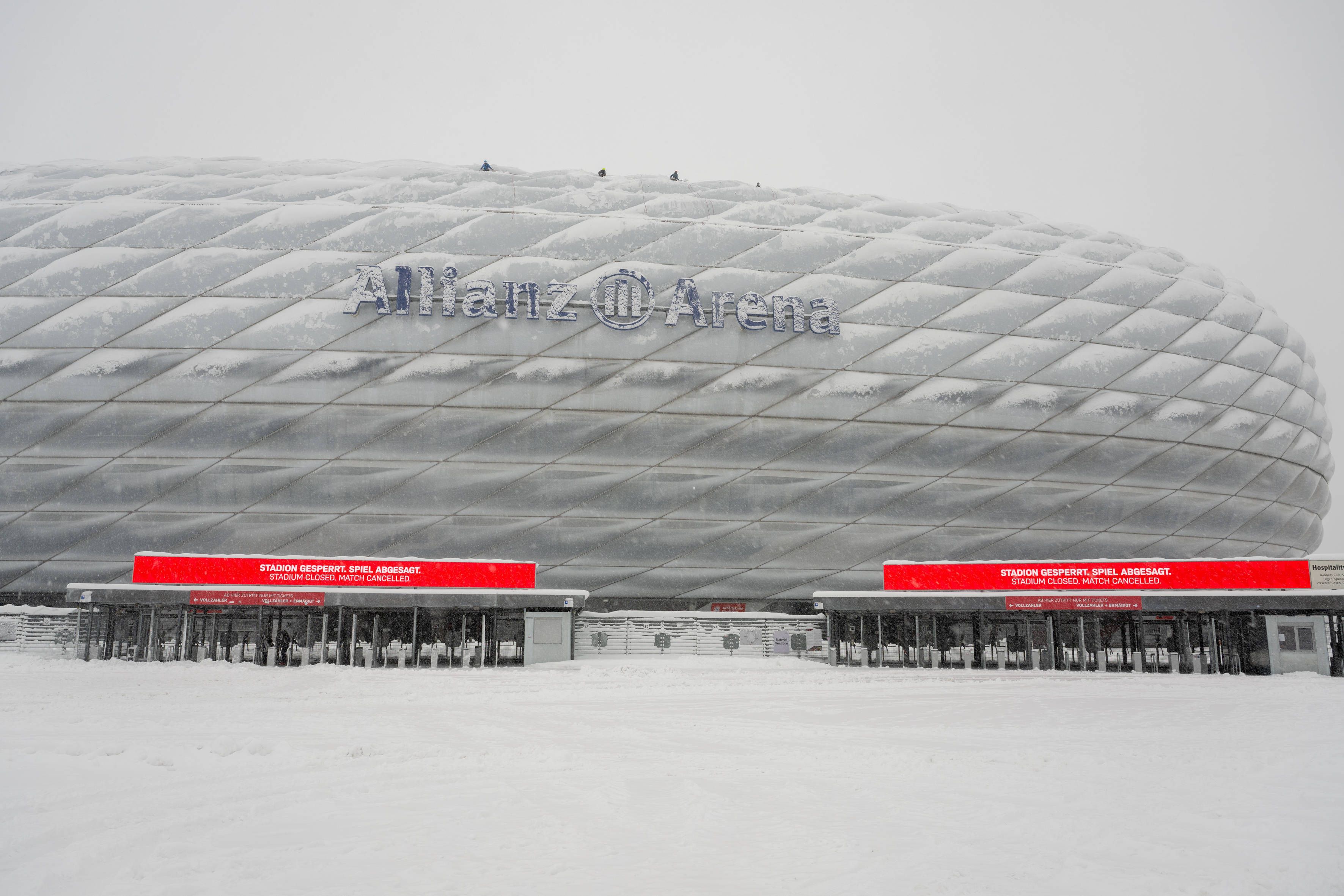 Die Allianz Arena ist gesperrt