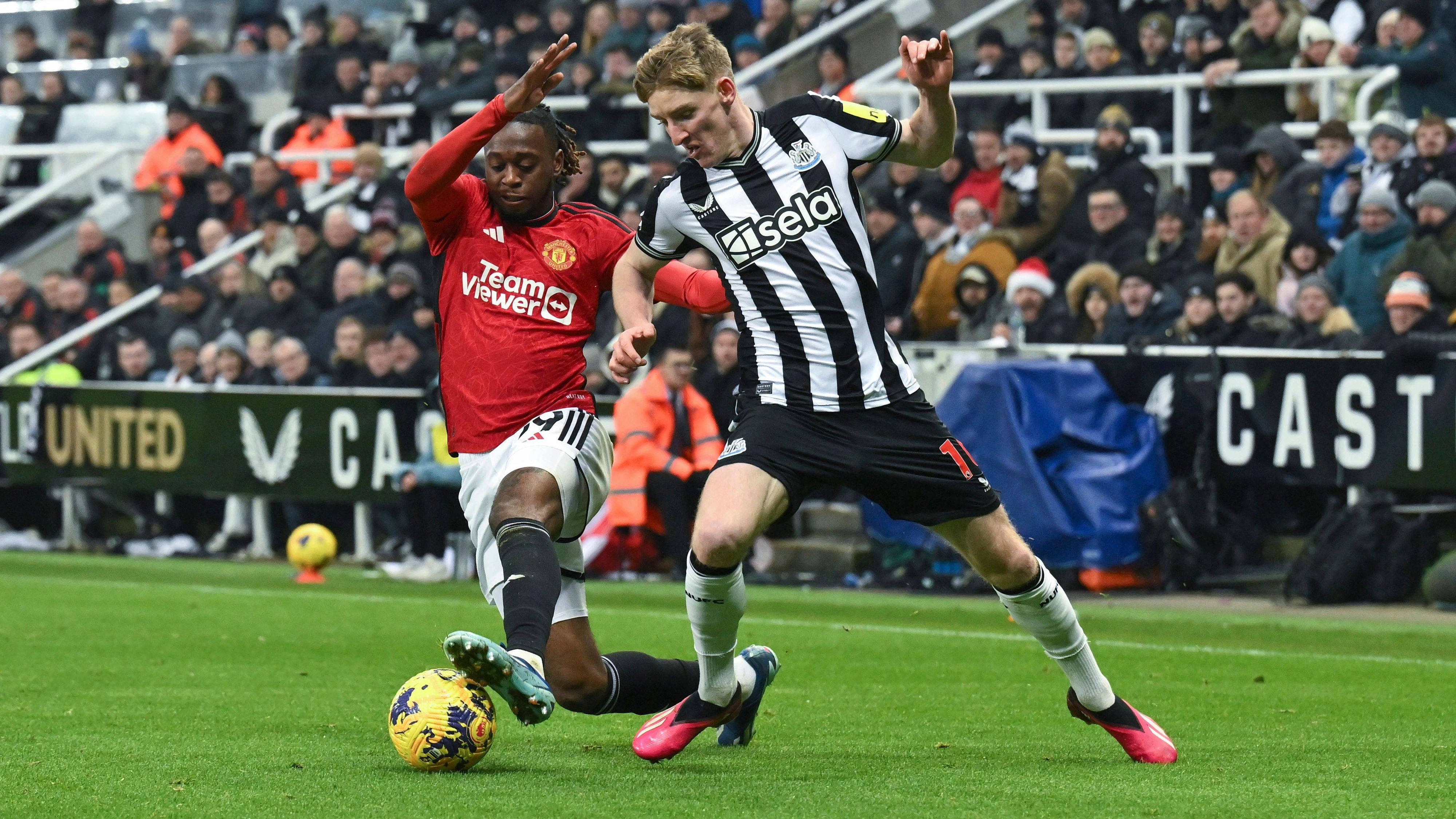 Newcastle United feiert einen 1:0-Heimsieg gegen Manchester United. 