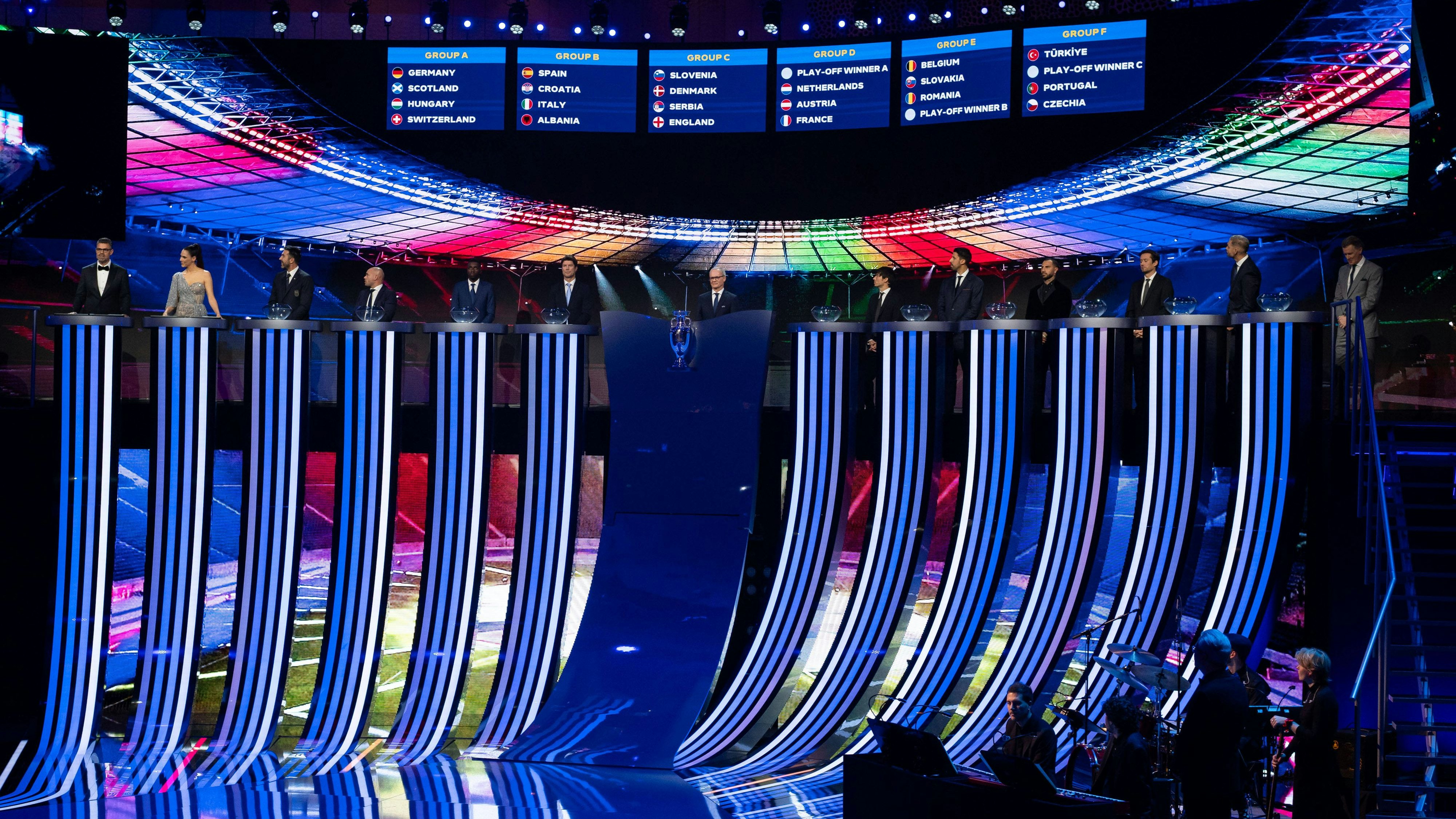 Die EM-Auslosung in Hamburg