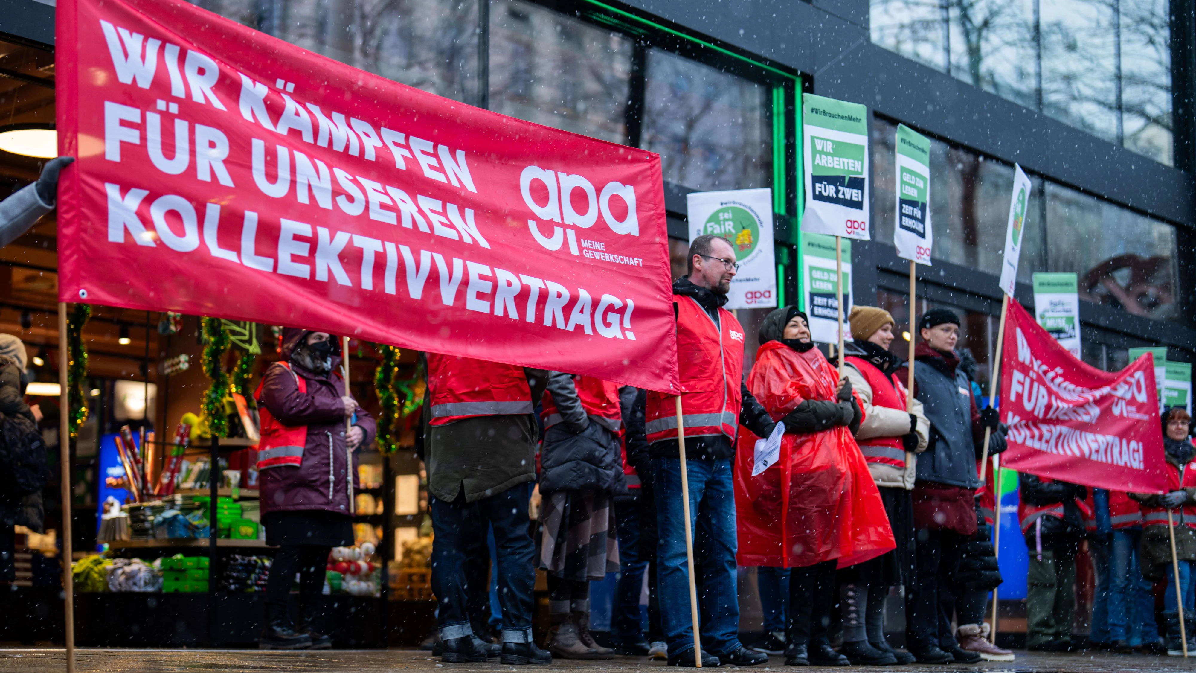Warnstreiks im Handel