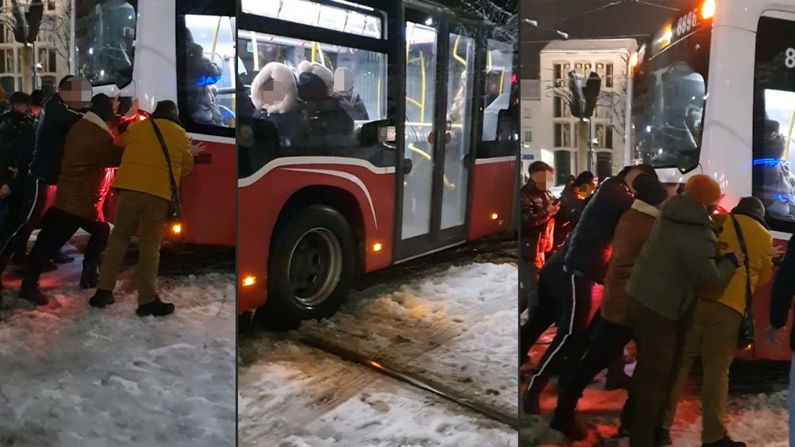 Wiener packen an und bringen Busse wieder zum Fahren