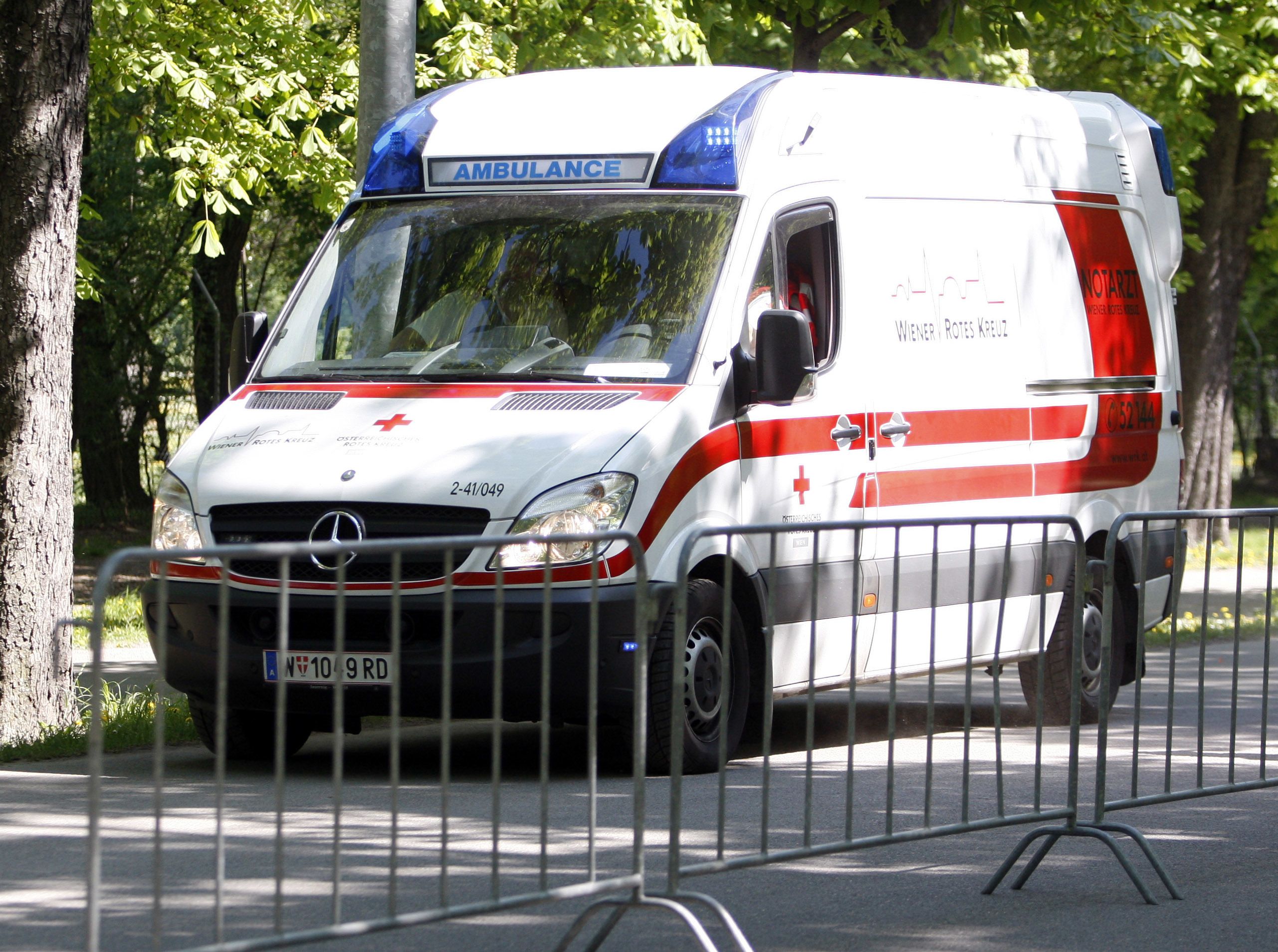 Das österreichische Profi-Radteam war in eine schweren Unfall verwickelt.