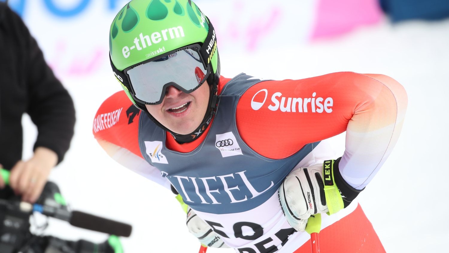 Das Schweizer Abfahrts-Talent Franjo von Allmen