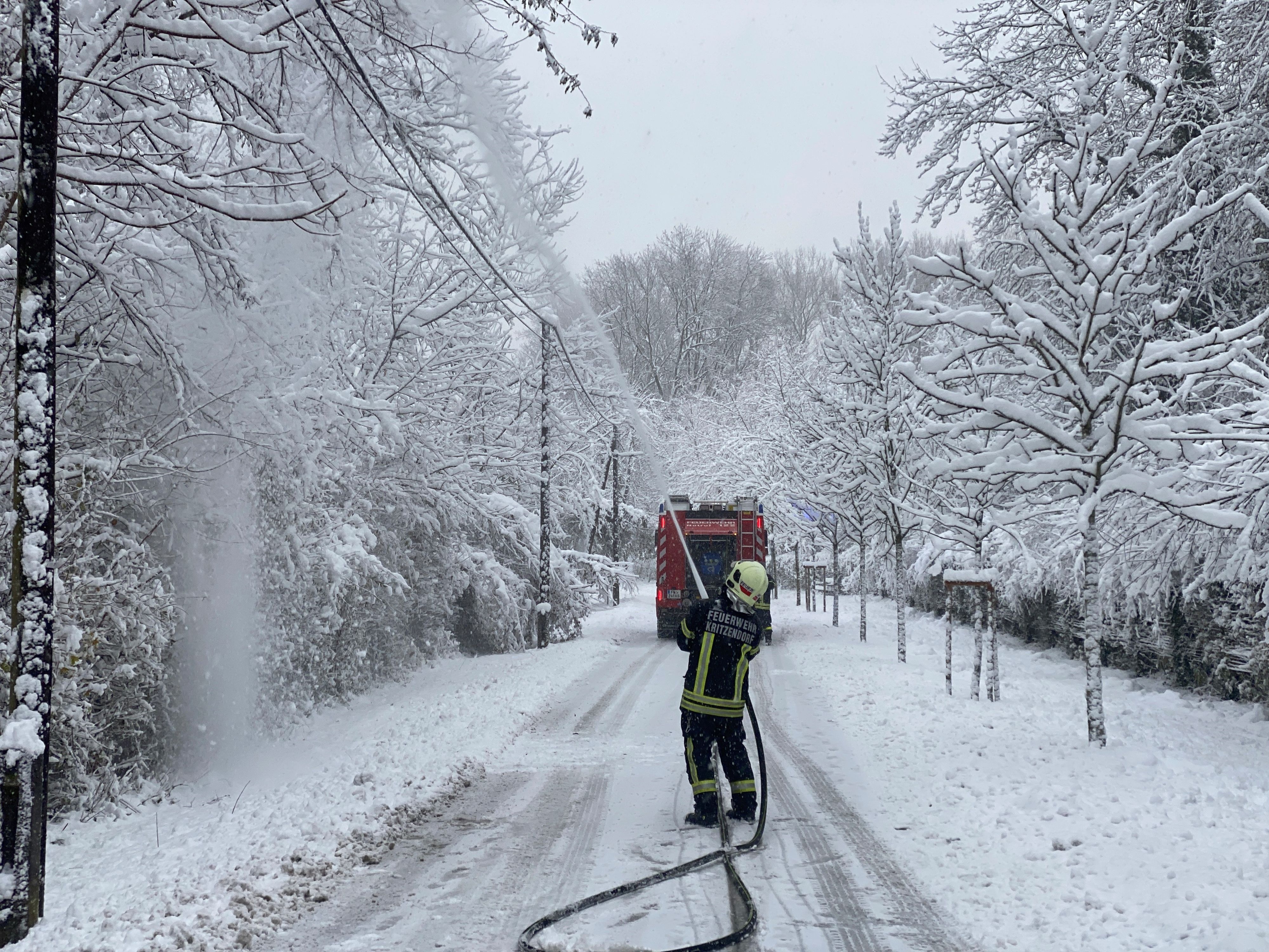 Im Strombad Kritzendorf wurde die Stromversorgung gesichert.