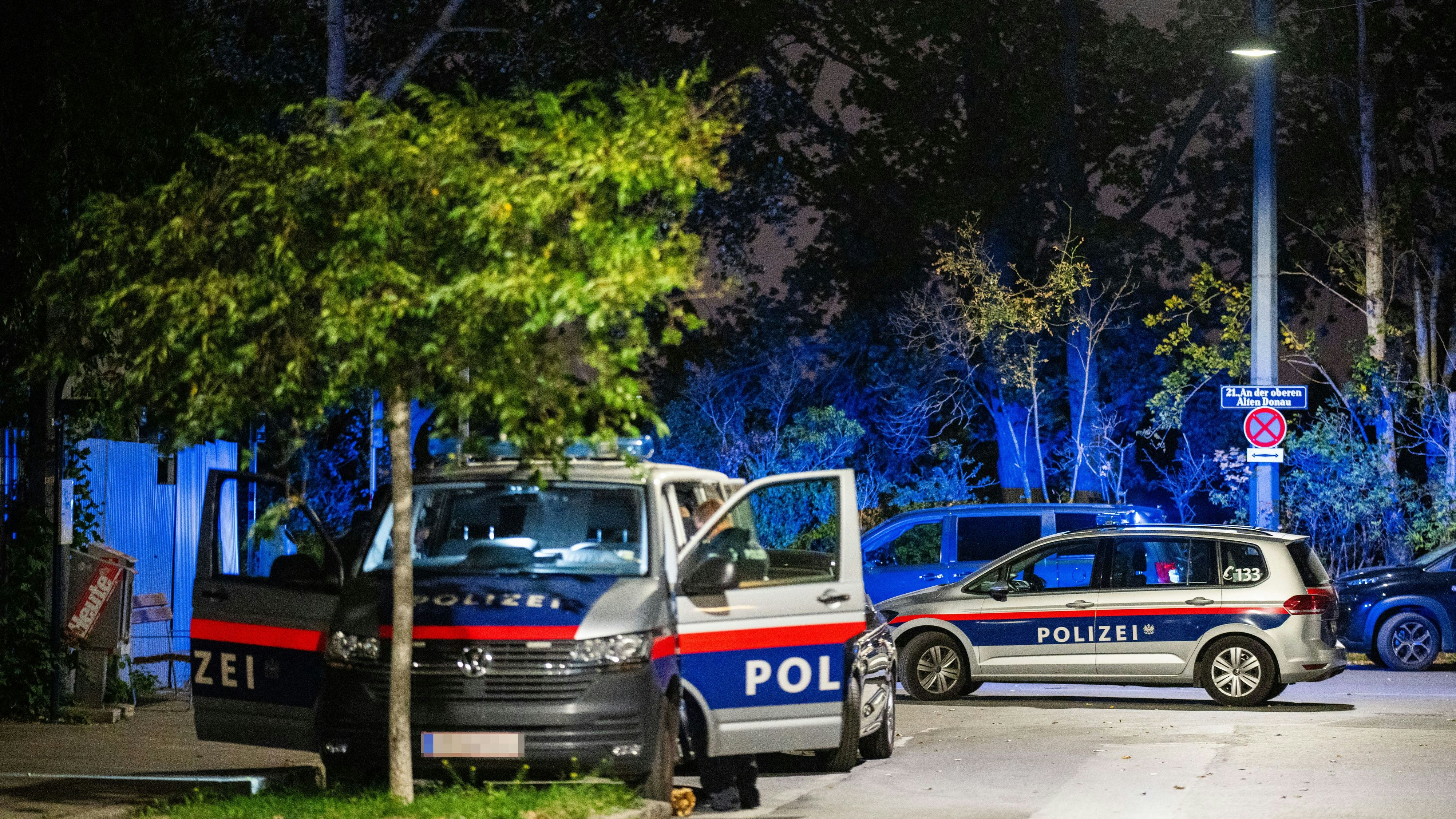 Die Polizei musste in Wien zur Waffe greifen.