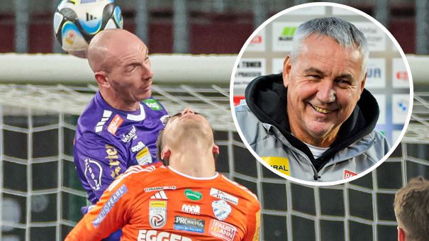 Peter Pacult ist mit Klagenfurt auf Kurs Richtung Meisterrunde.