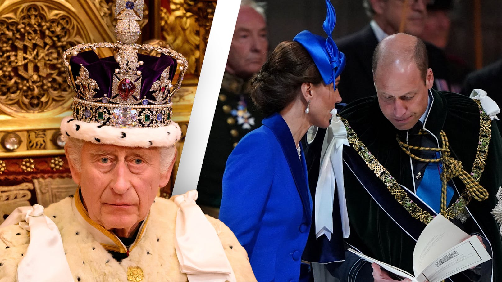 König Charles: Krisen-Gespräche mit William & Kate