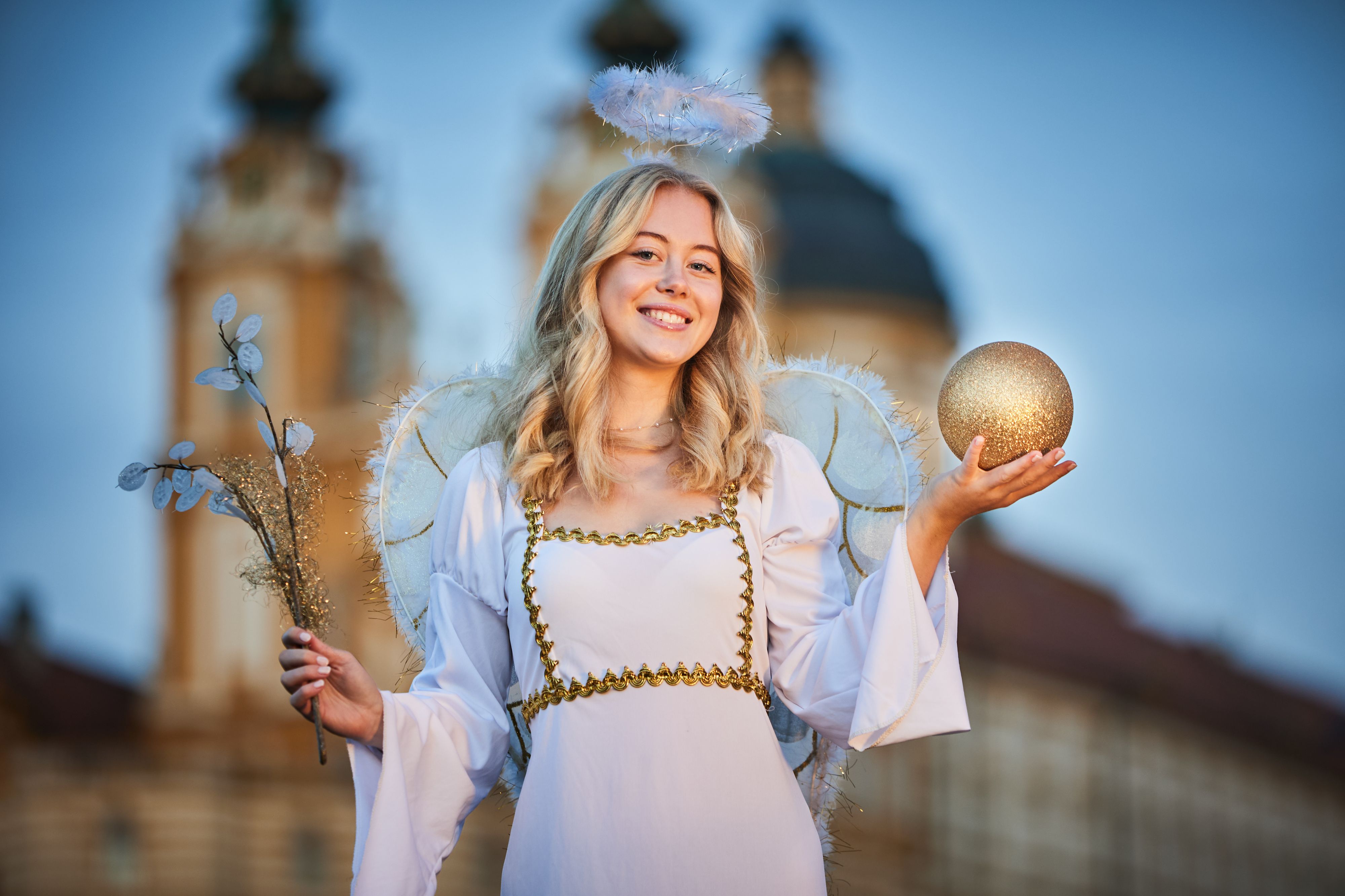 Das Melker Christkind Karina Starkl wird am 23. Dezember am Melker Advent zahlreiche Kinderaugen zum Strahlen bringen.